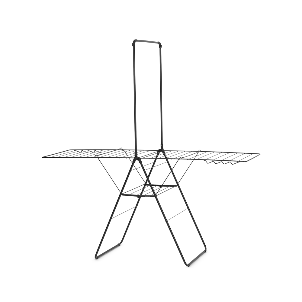 Brabantia HangOn Drying Rack with Rod - 25m Matt Black