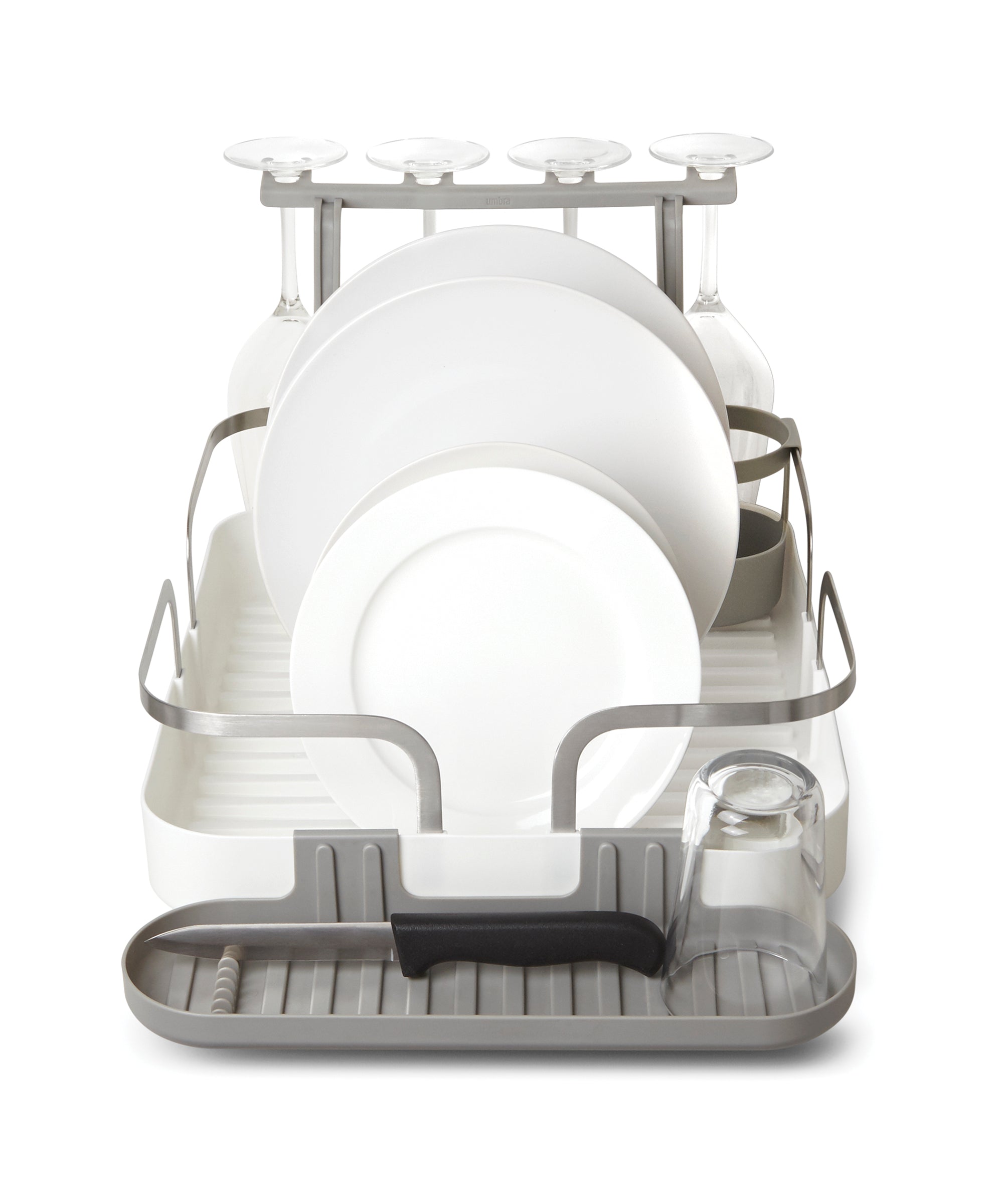  Holster Dish Rack - White Dish Rack UMBRA