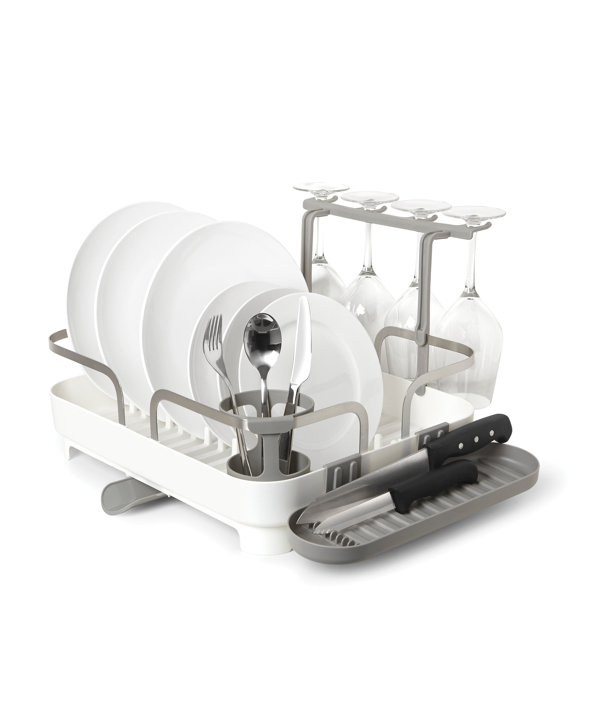  Holster Dish Rack - White Dish Rack UMBRA