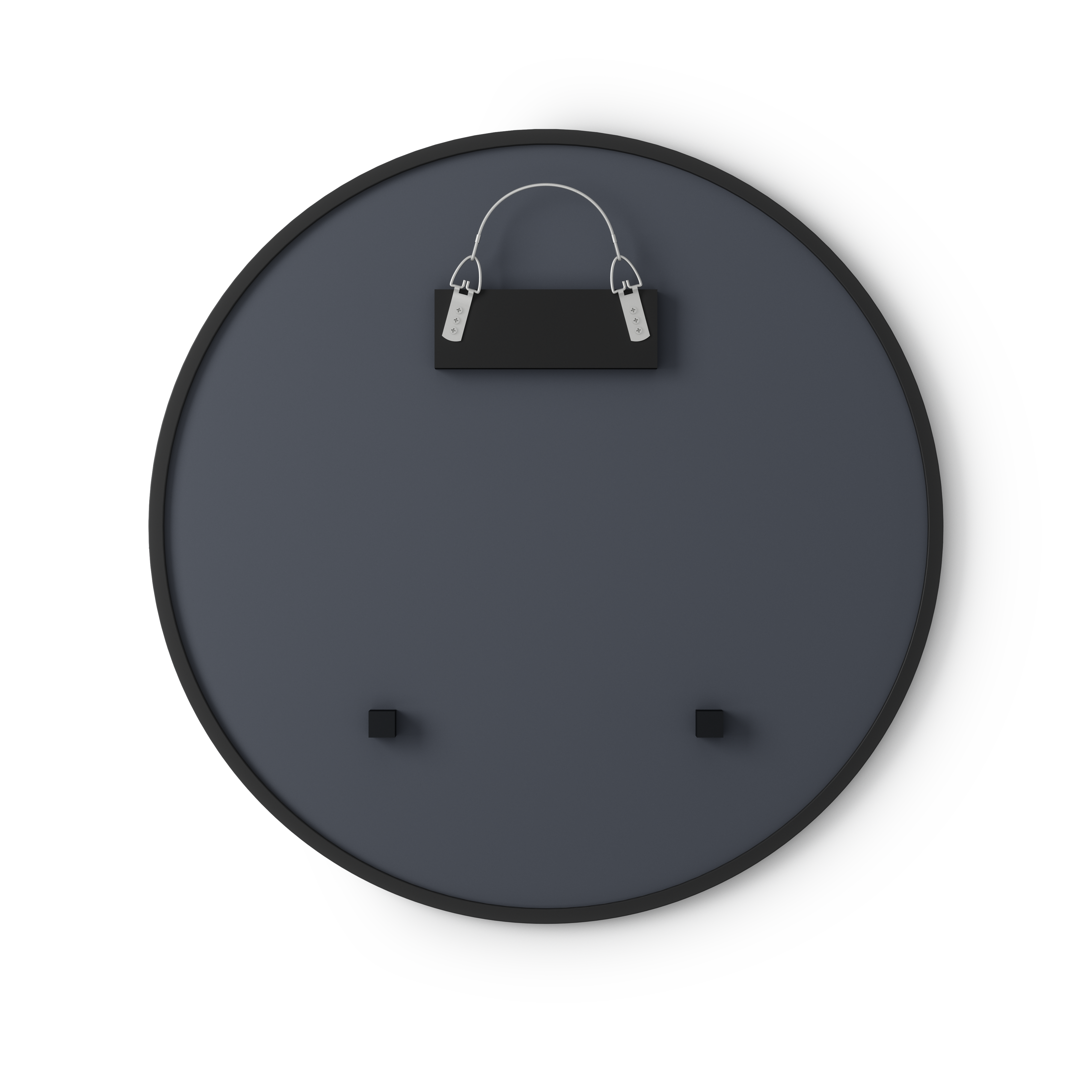  Hub Wall Mirror 61cm - Black Mirror UMBRA