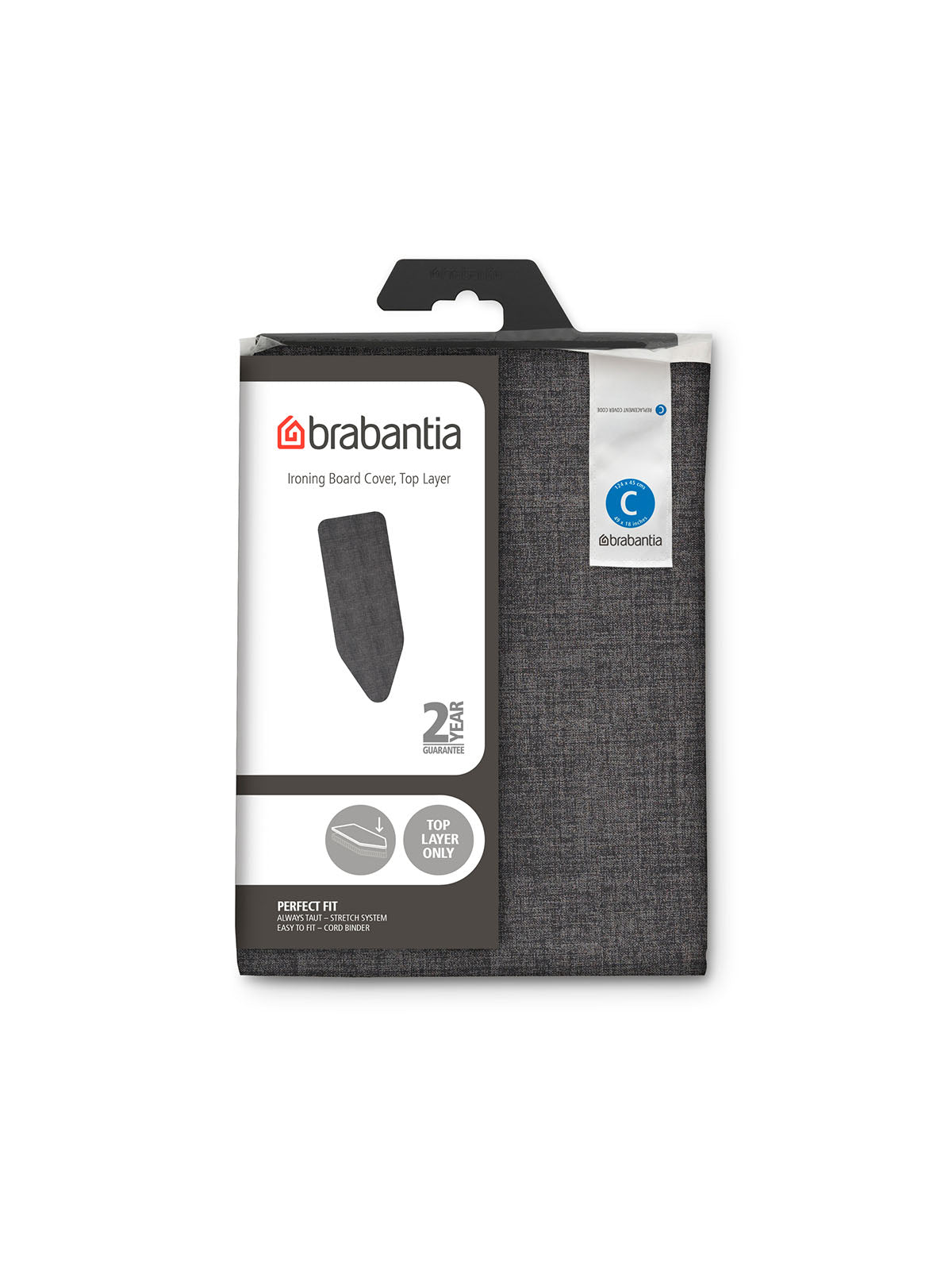 Brabantia Ironing Board Cover C - Denim Black