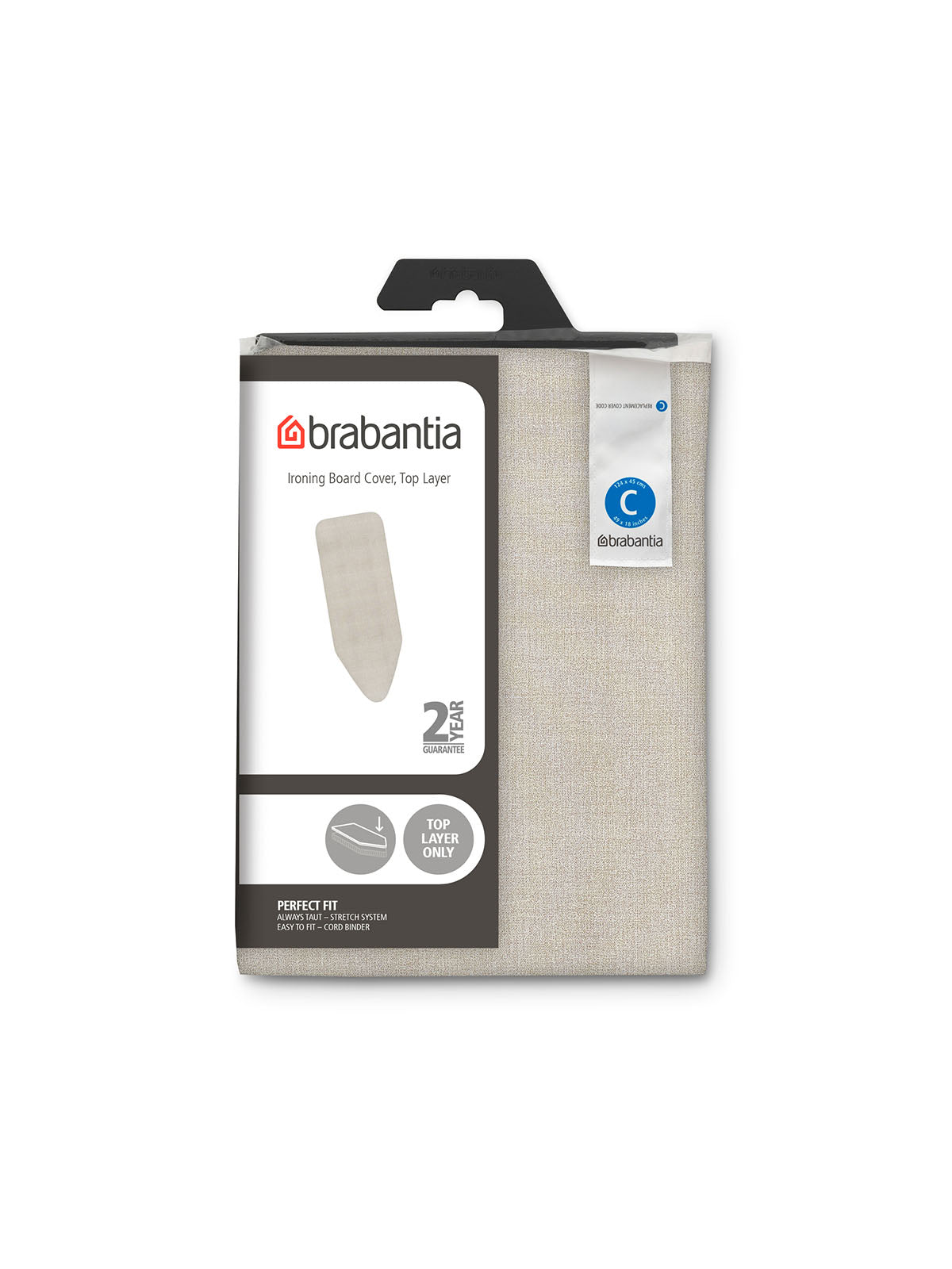 Brabantia Ironing Board Cover C - Denim Grey