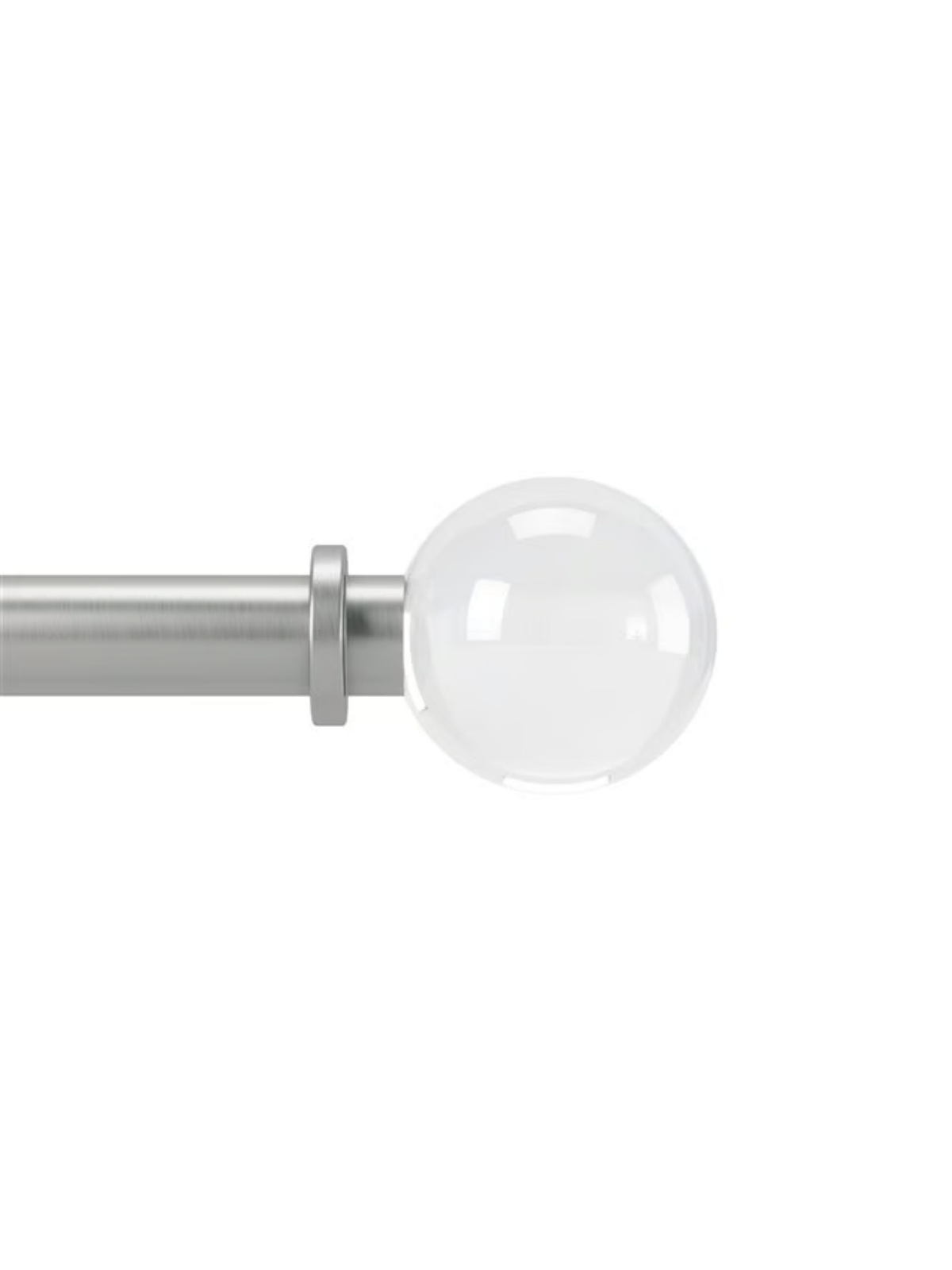 Umbra Leona Curtain Rod 91 - 183cm Nickel