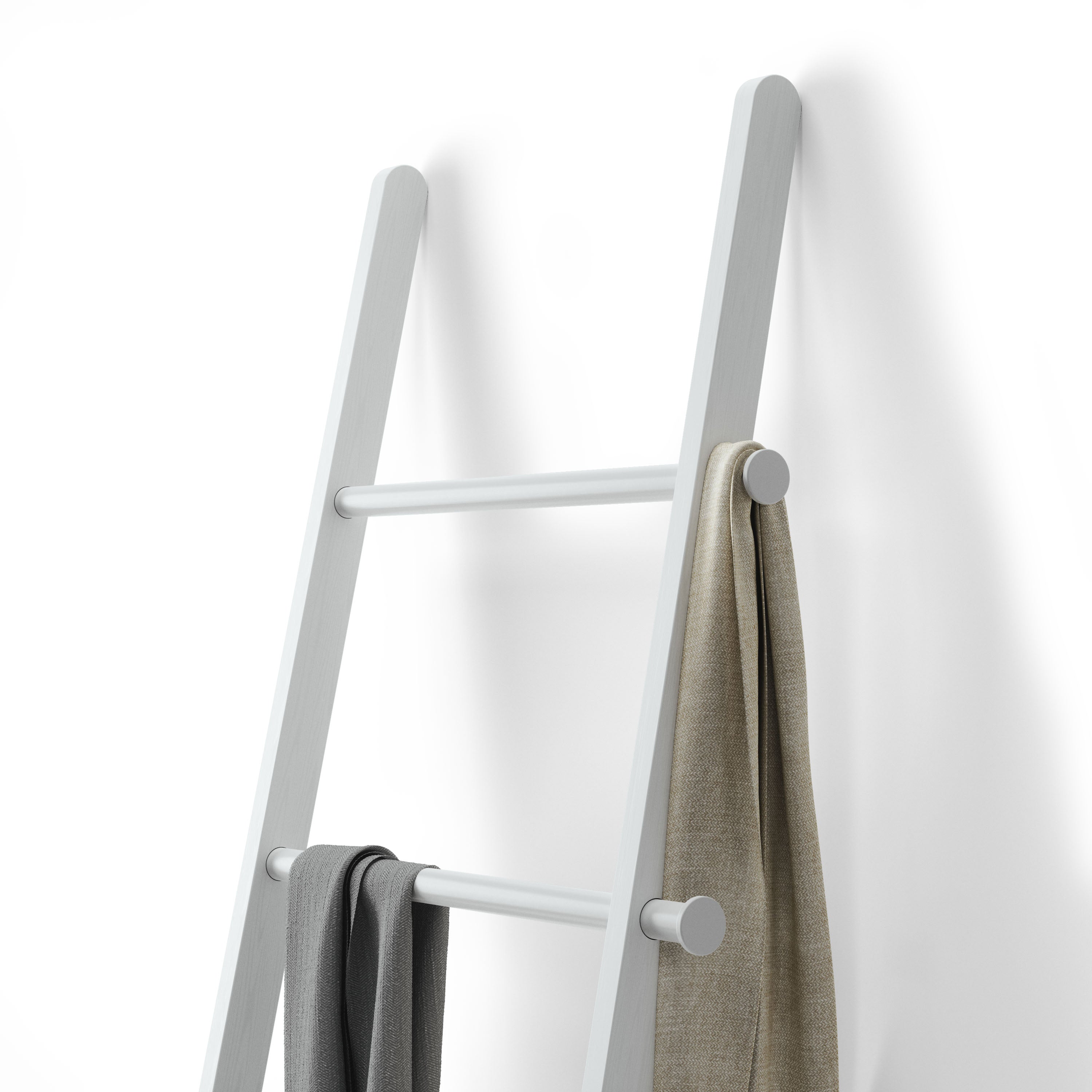  Leana Ladder Rack - White Furniture UMBRA