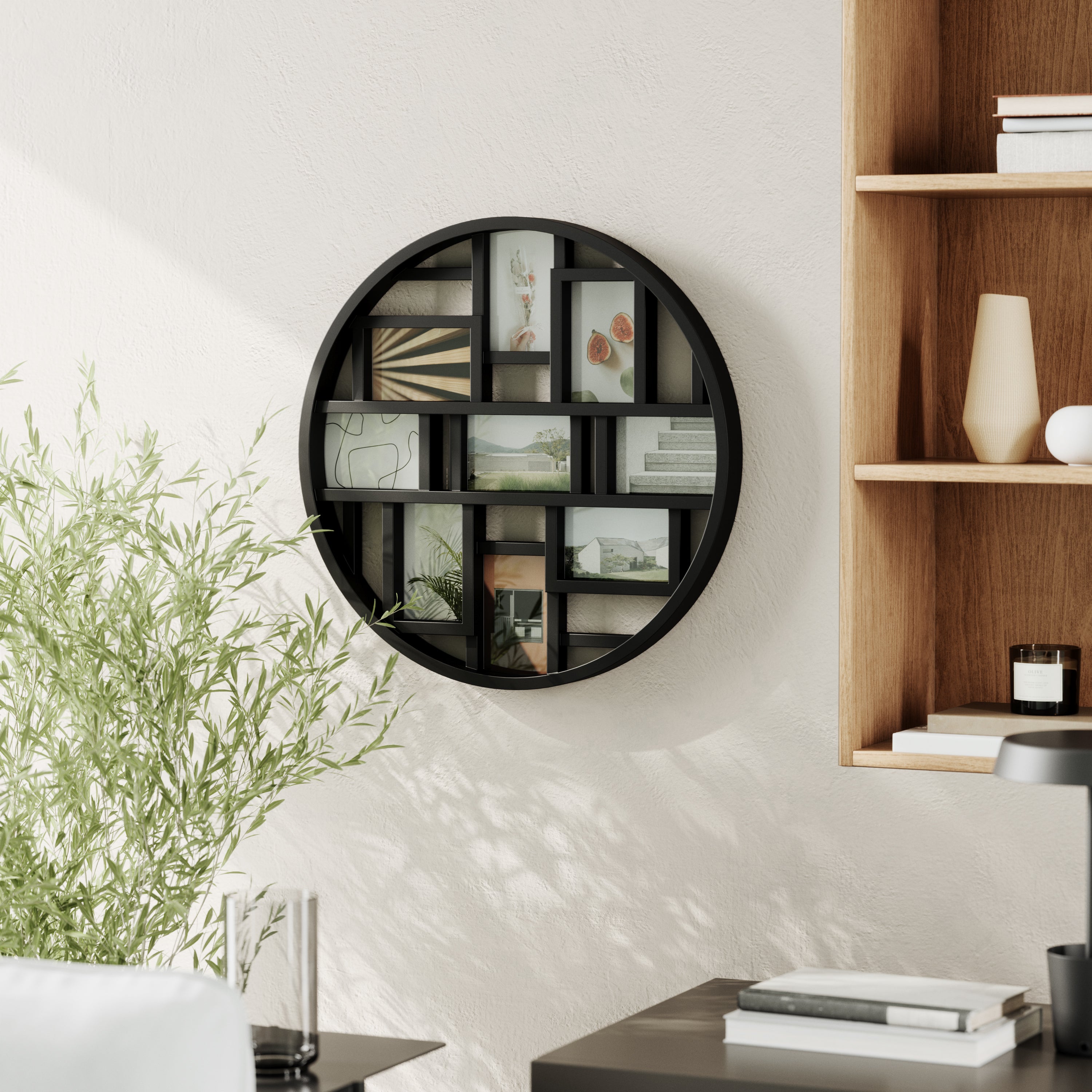  Luna Photo Display - Black Photo Frame UMBRA