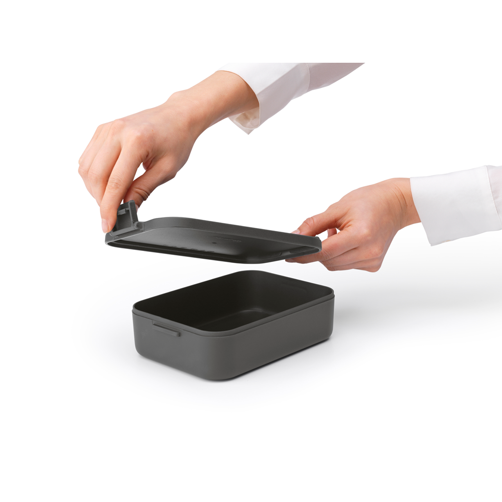 Brabantia Make & Take Lunch Box - Medium Dark Grey