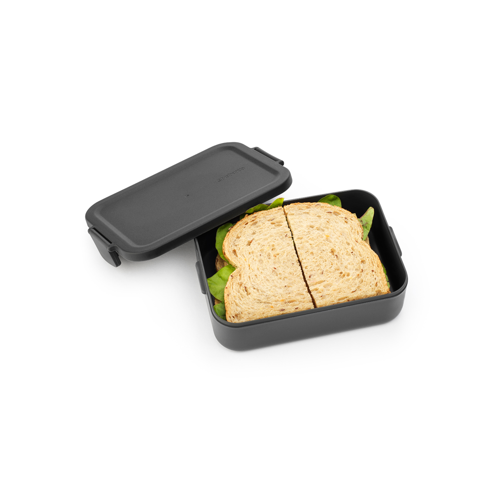 Brabantia Make & Take Lunch Box - Medium Dark Grey
