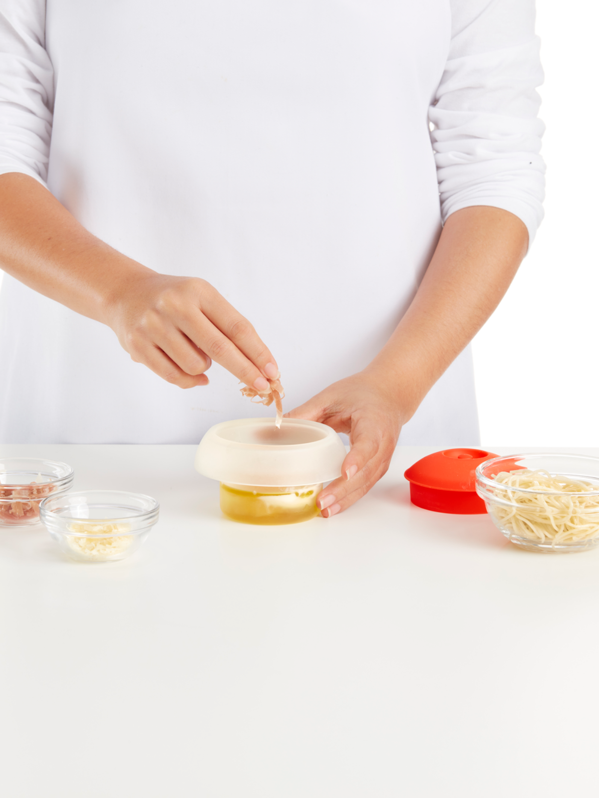 Lekue Microwave Egg Cup Square - Clear