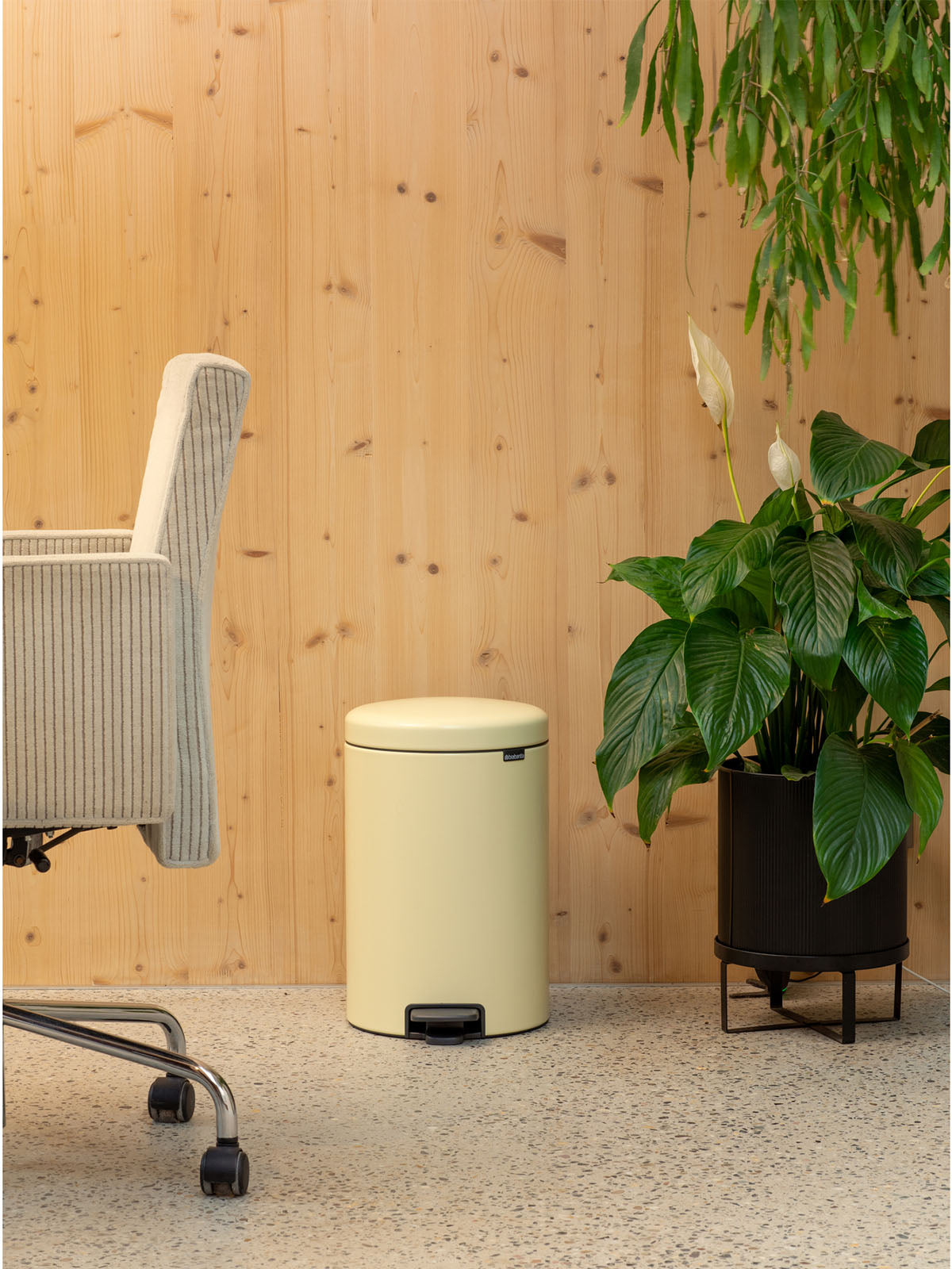 Brabantia Newicon Pedal Bin - 12L Mellow Yellow
