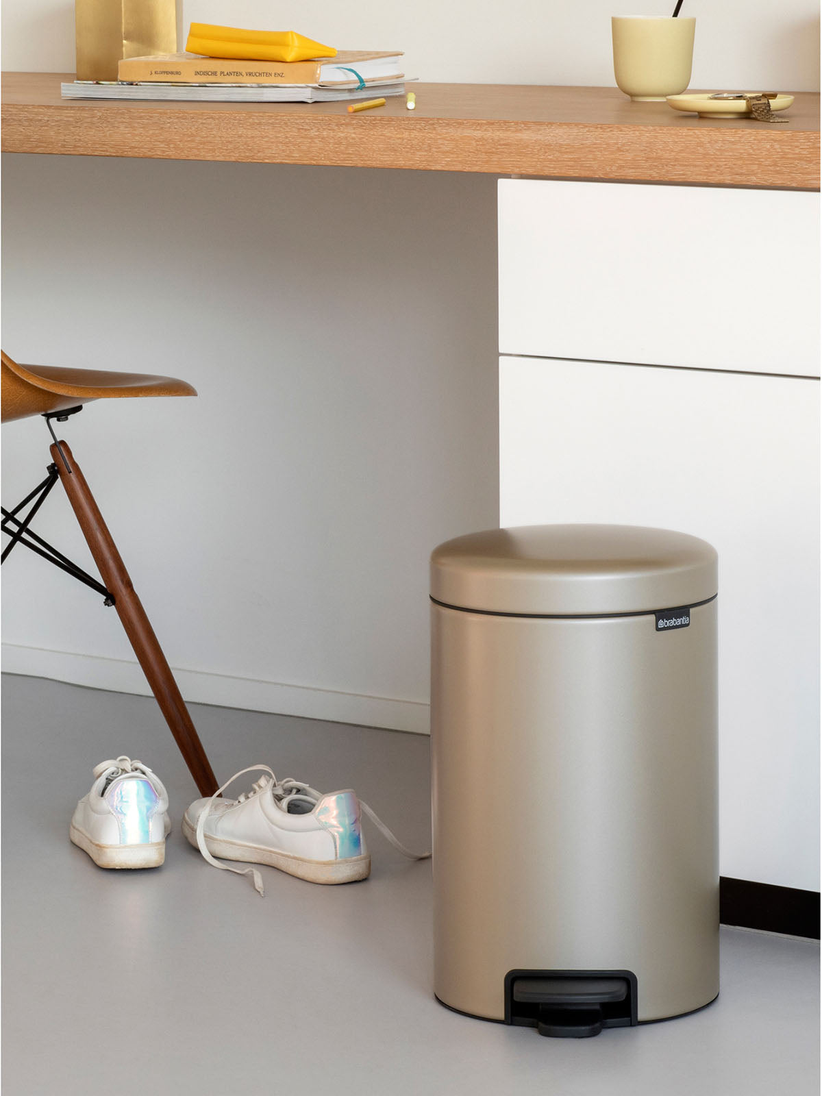 Brabantia Newicon Pedal Bin - 12L Metallic Gold
