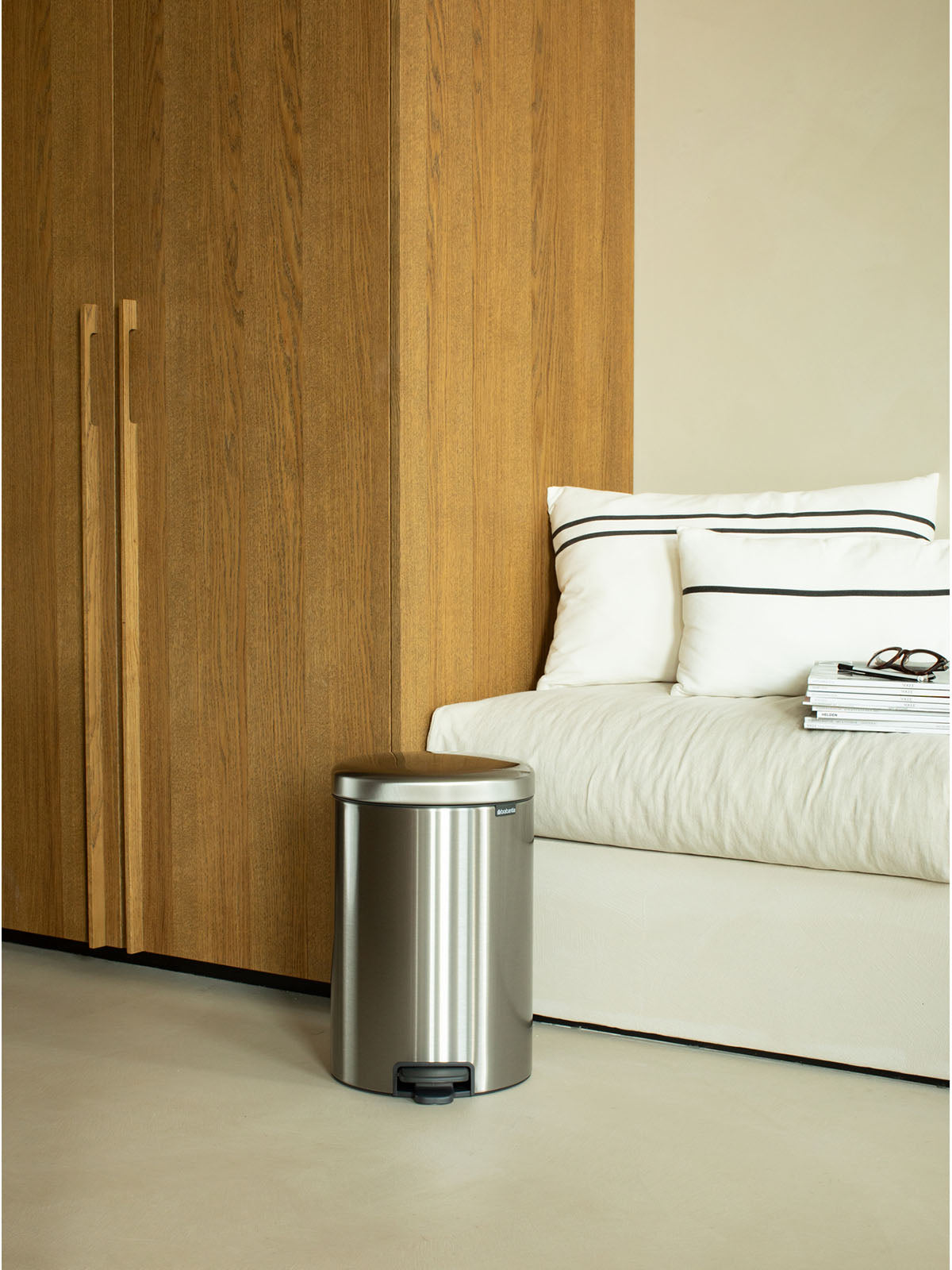 Brabantia Newicon Pedal Bin - 20L Matt Steel