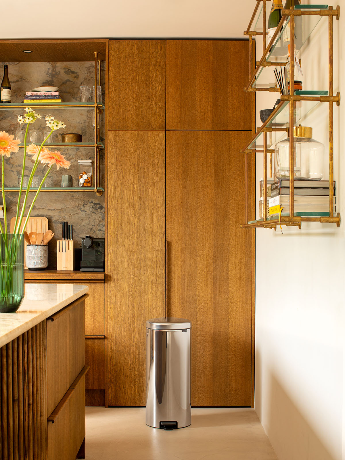Brabantia Newicon Pedal Bin - 30L Brilliant Steel