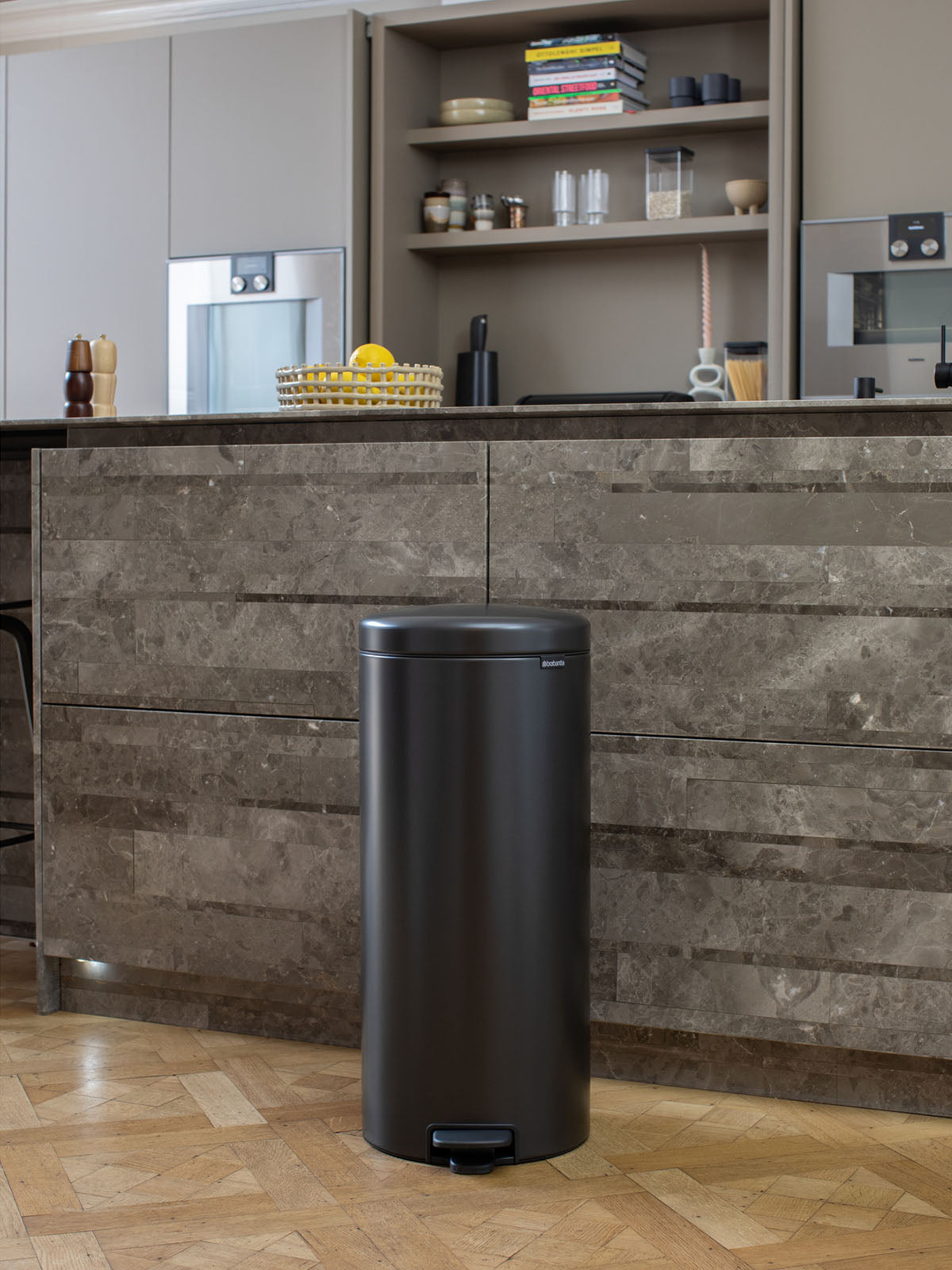Brabantia Newicon Pedal Bin - 30L Confident Grey