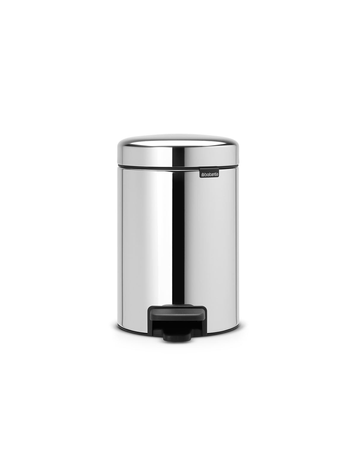 Brabantia Newicon Pedal Bin - 3L Brilliant Steel