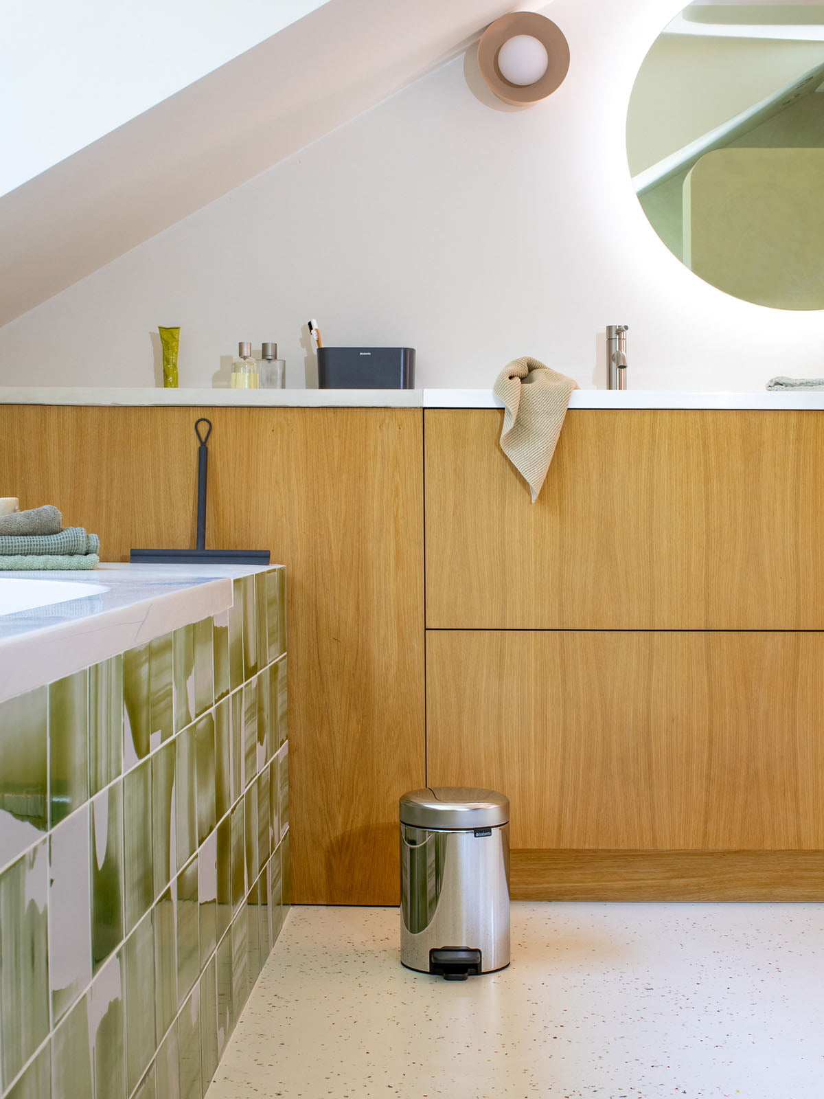 Brabantia Newicon Pedal Bin - 3L Brilliant Steel