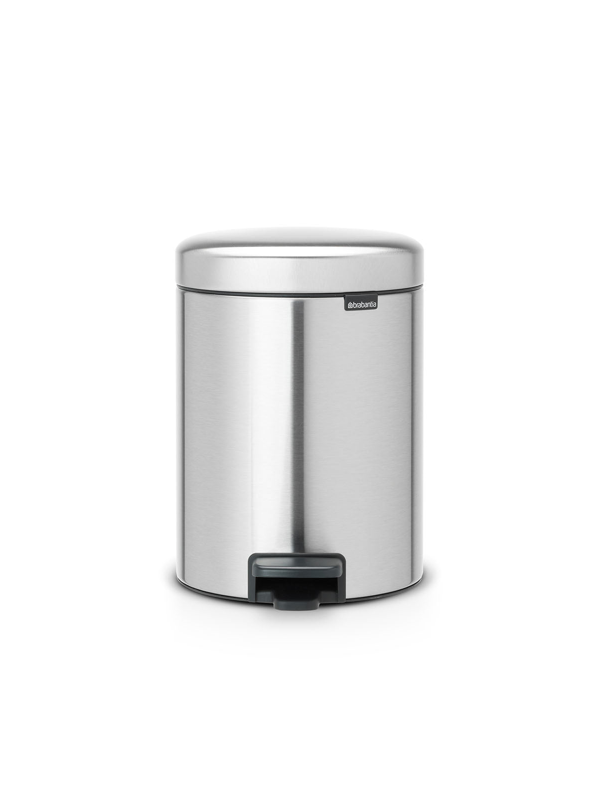 Brabantia Newicon Pedal Bin - 5L Matt Steel Fingerprint Proof