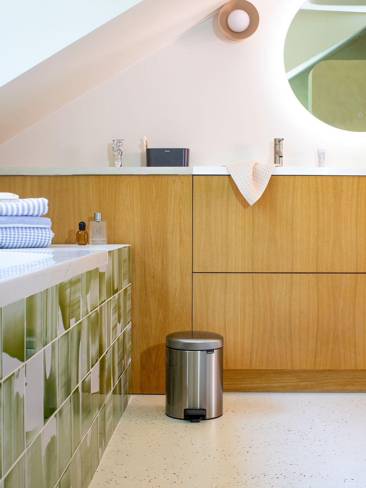 Brabantia Newicon Pedal Bin - 5L Matt Steel Fingerprint Proof