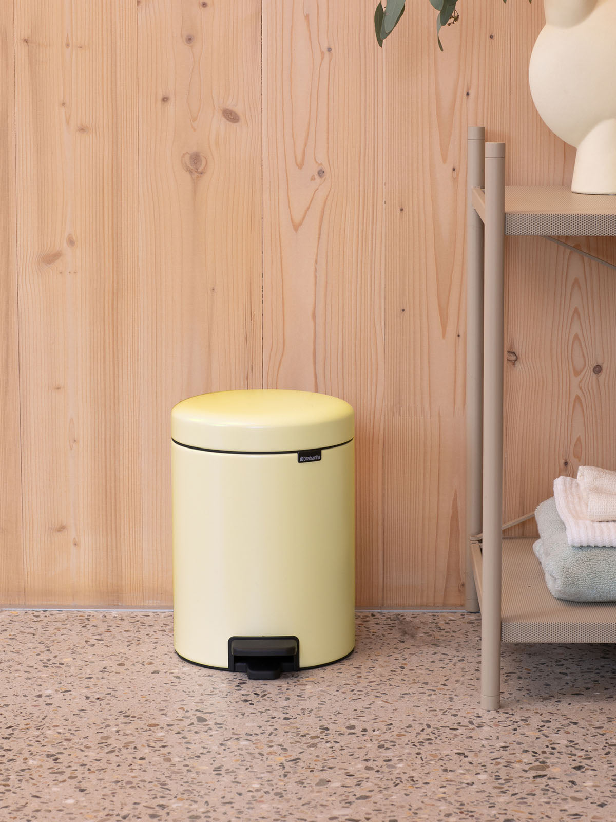 Brabantia Newicon Pedal Bin - 5L Mellow Yellow