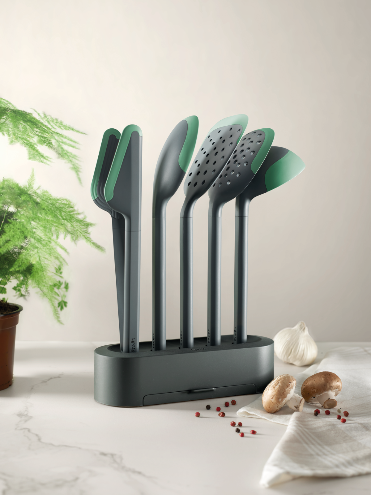 Lekue Essential Cooking Tool Set - Grey