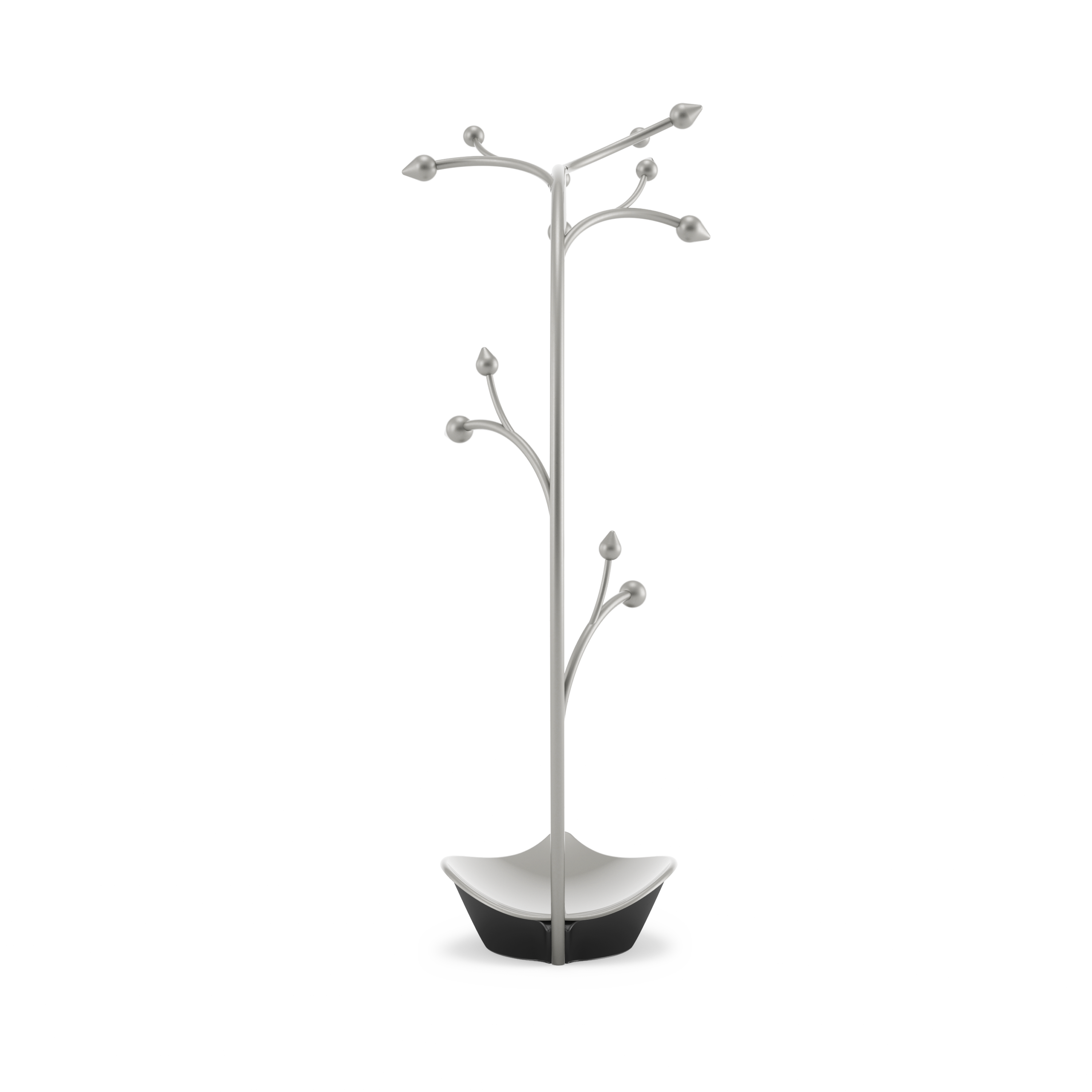  Orchid Jewelry Stand - Gun Metal Jewelry Storage UMBRA