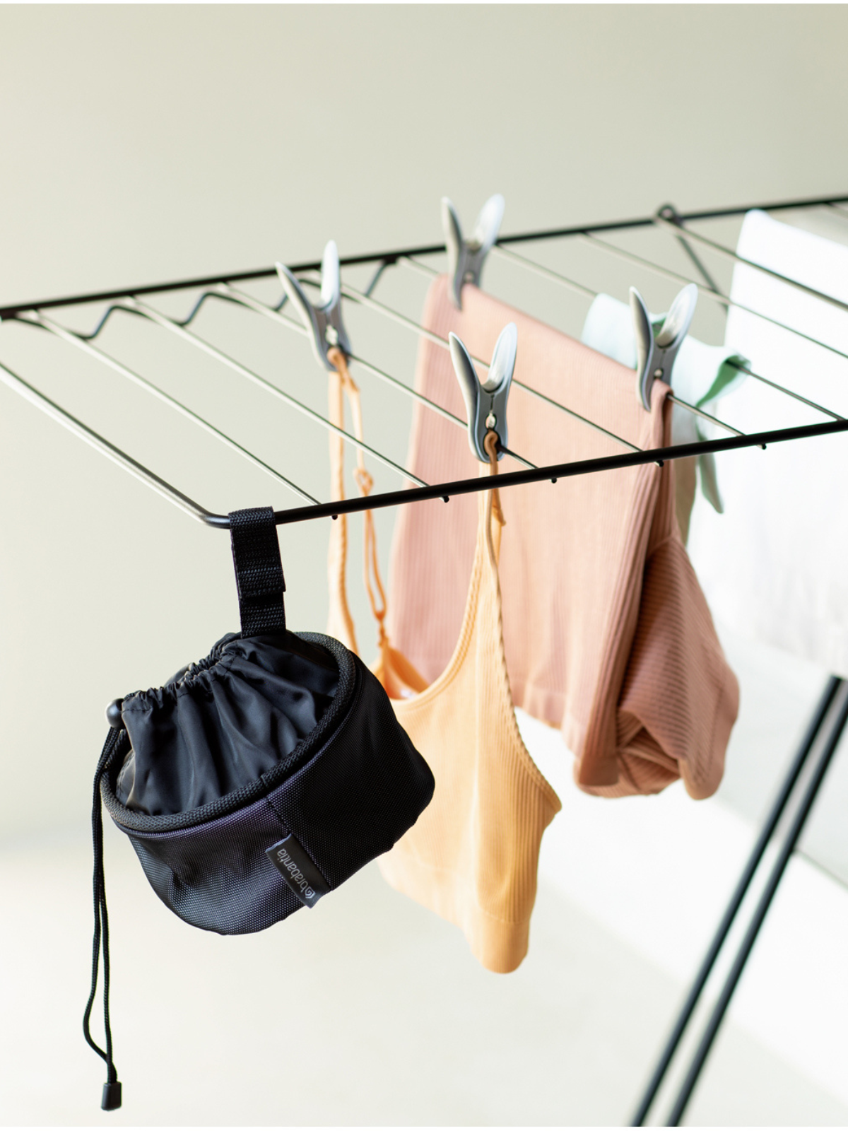 Brabantia Compact Clothes Peg Bag - Black