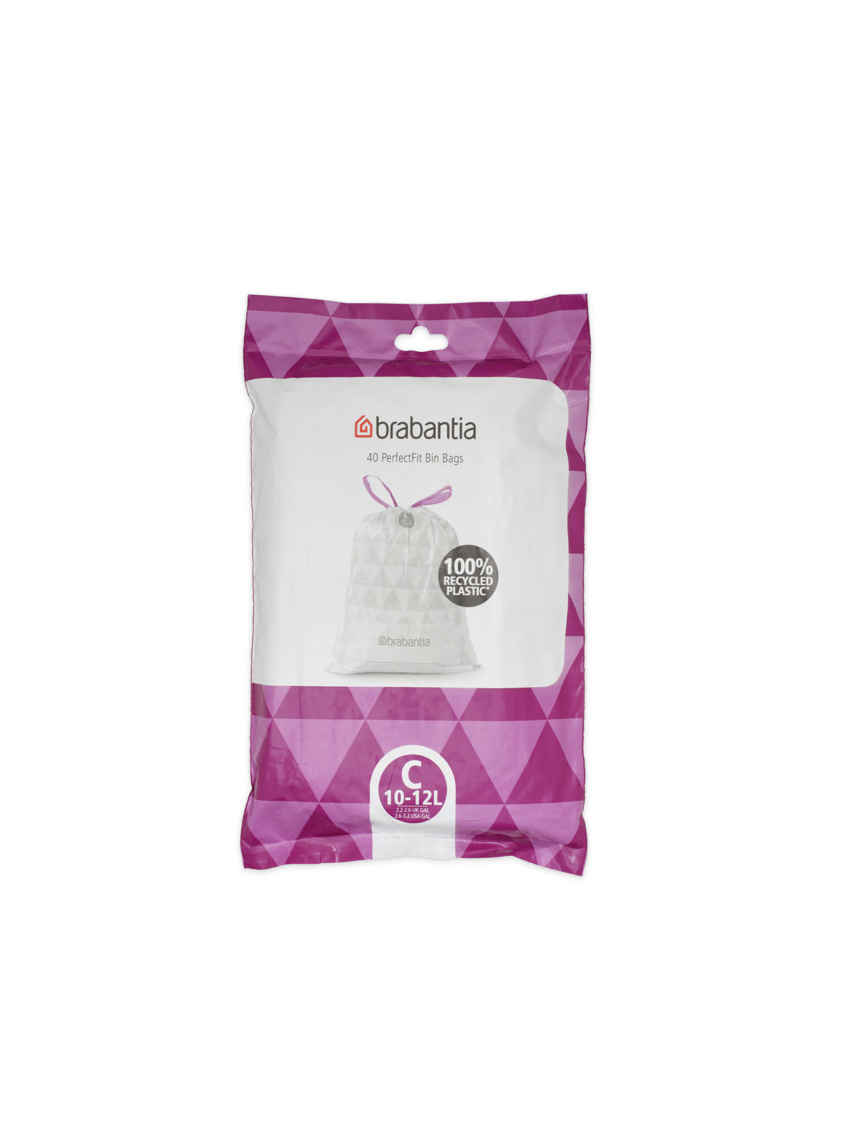 Brabantia PerfectFit Bags C - 10-12L Pack of 40