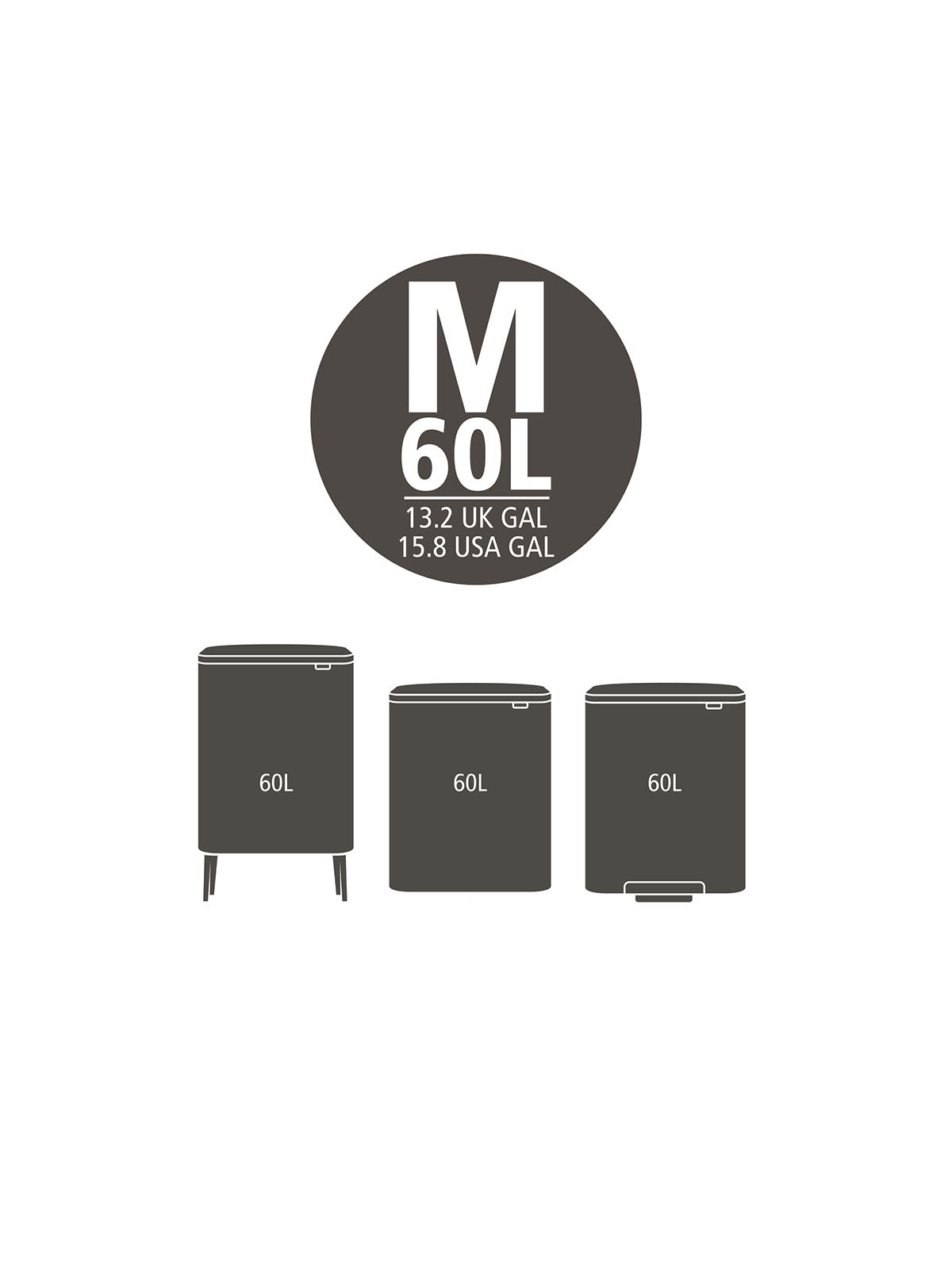 Brabantia PerfectFit Bags M - 60L Pack of 40