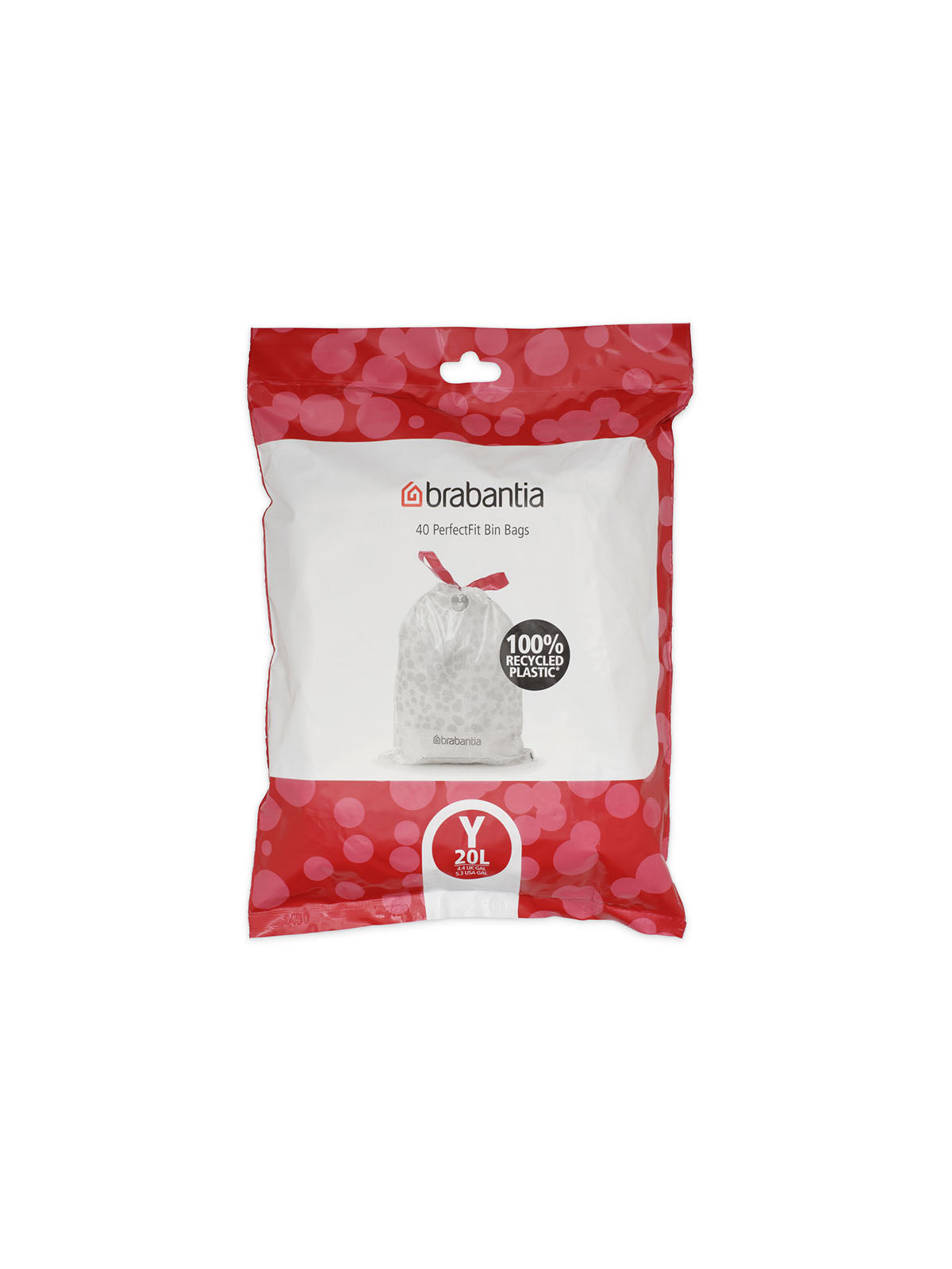 Brabantia PerfectFit Bags Y - 20L Pack of 40