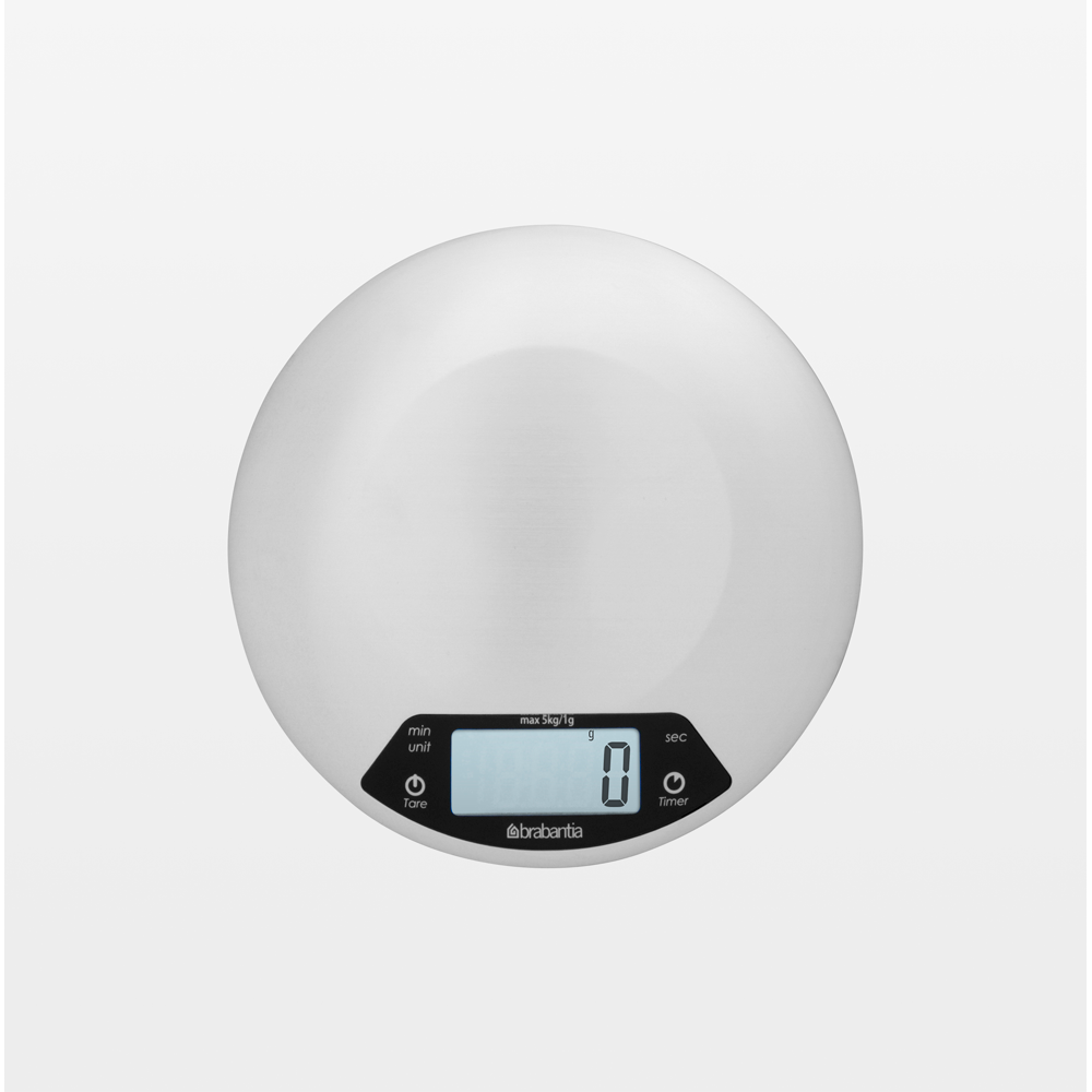 Profile Digital Kitchen Scales with Timer - Matt Steel