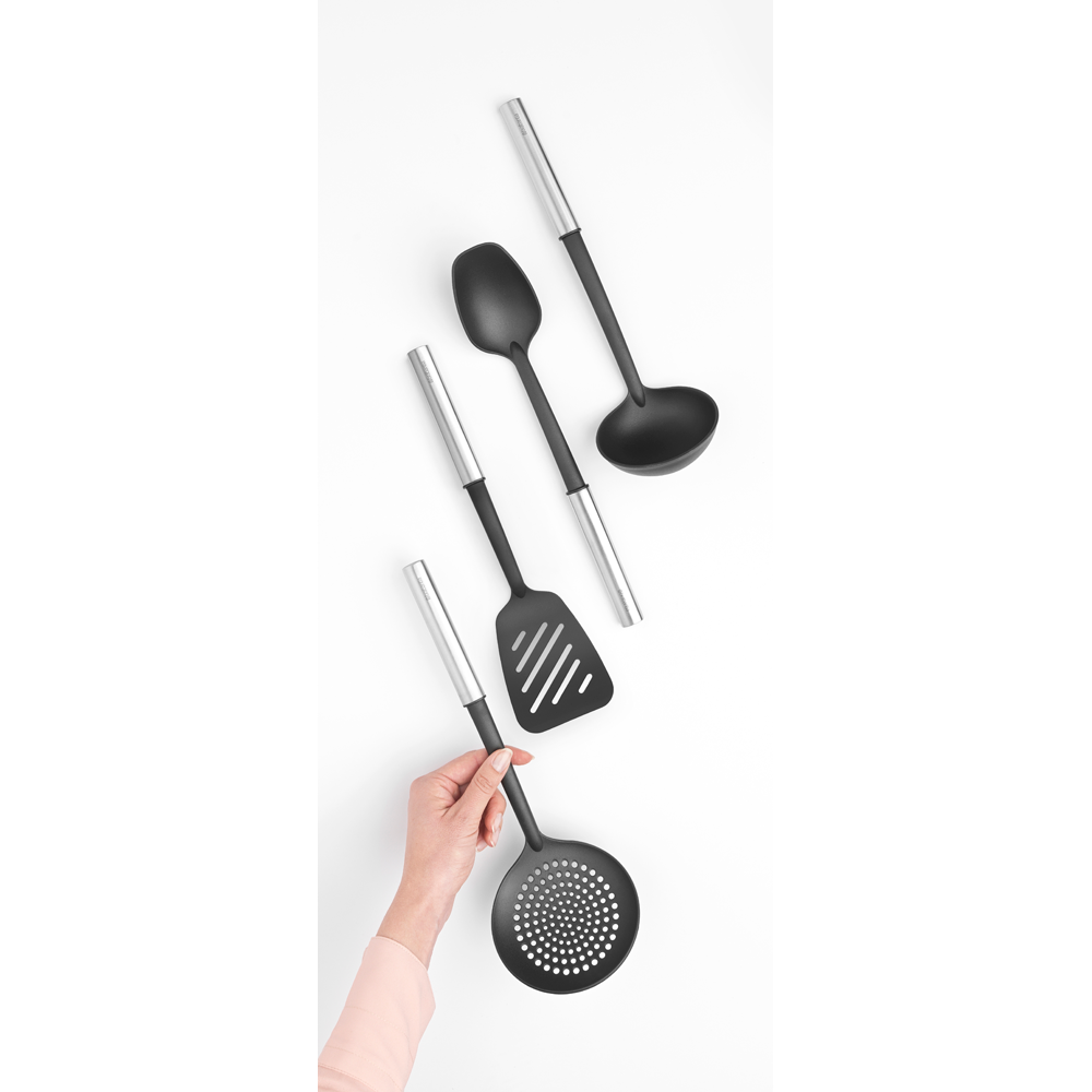 Kitchen Utensils Set Non-Stick - Matt Steel