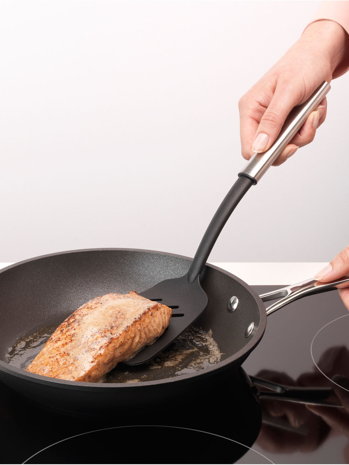 Brabantia Profile Spatula Large Nonstick - Matt Steel