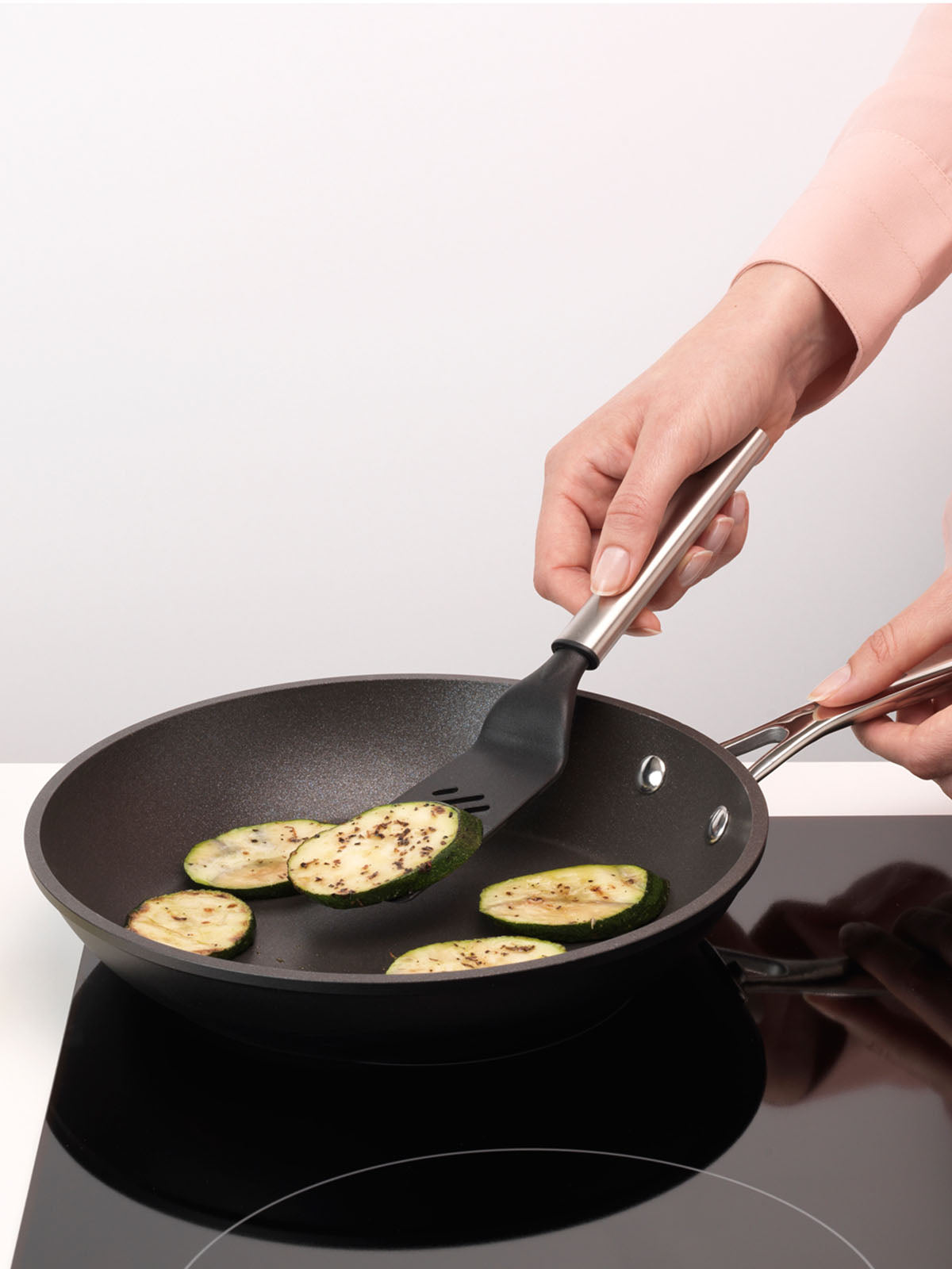 Brabantia Profile Spatula Small Nonstick - Matt Steel