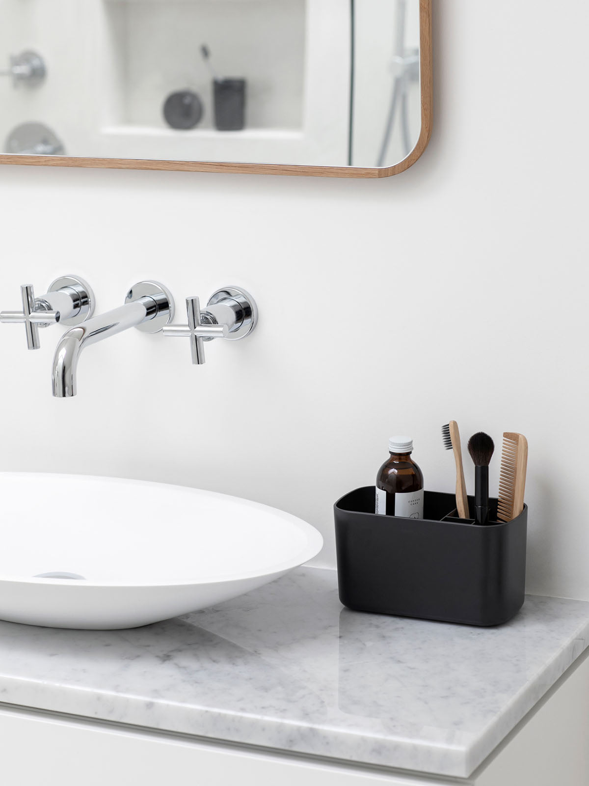 Brabantia ReNew Bathroom Caddy - Dark Grey