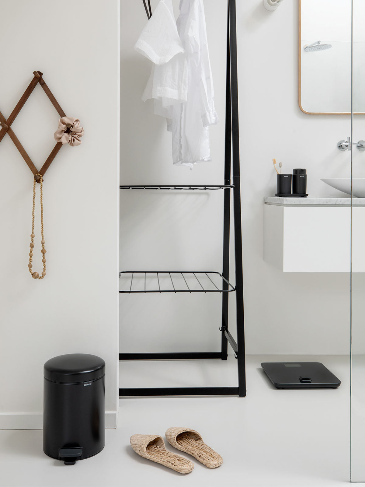 Brabantia Newicon Pedal Bin - 3L Matt Black