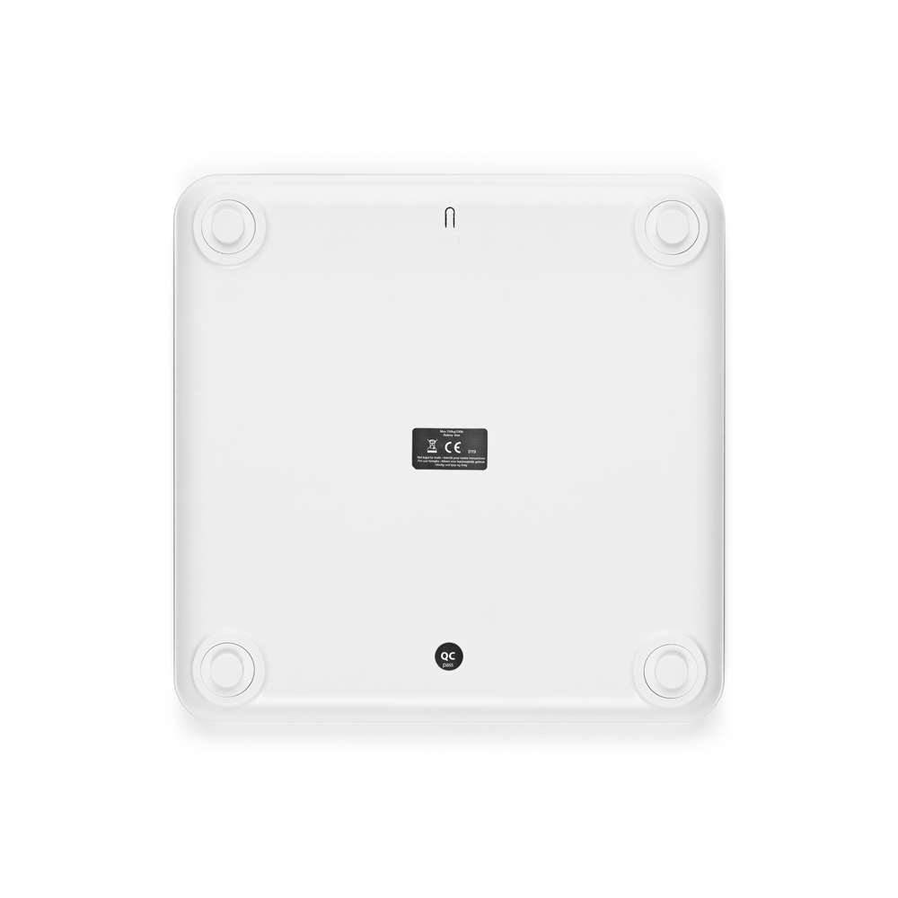 ReNew Battery Free Bathroom Scale - White