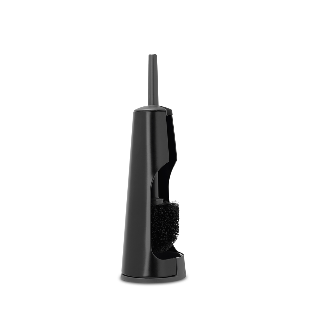 ReNew Toilet Brush and Holder - Matt Black