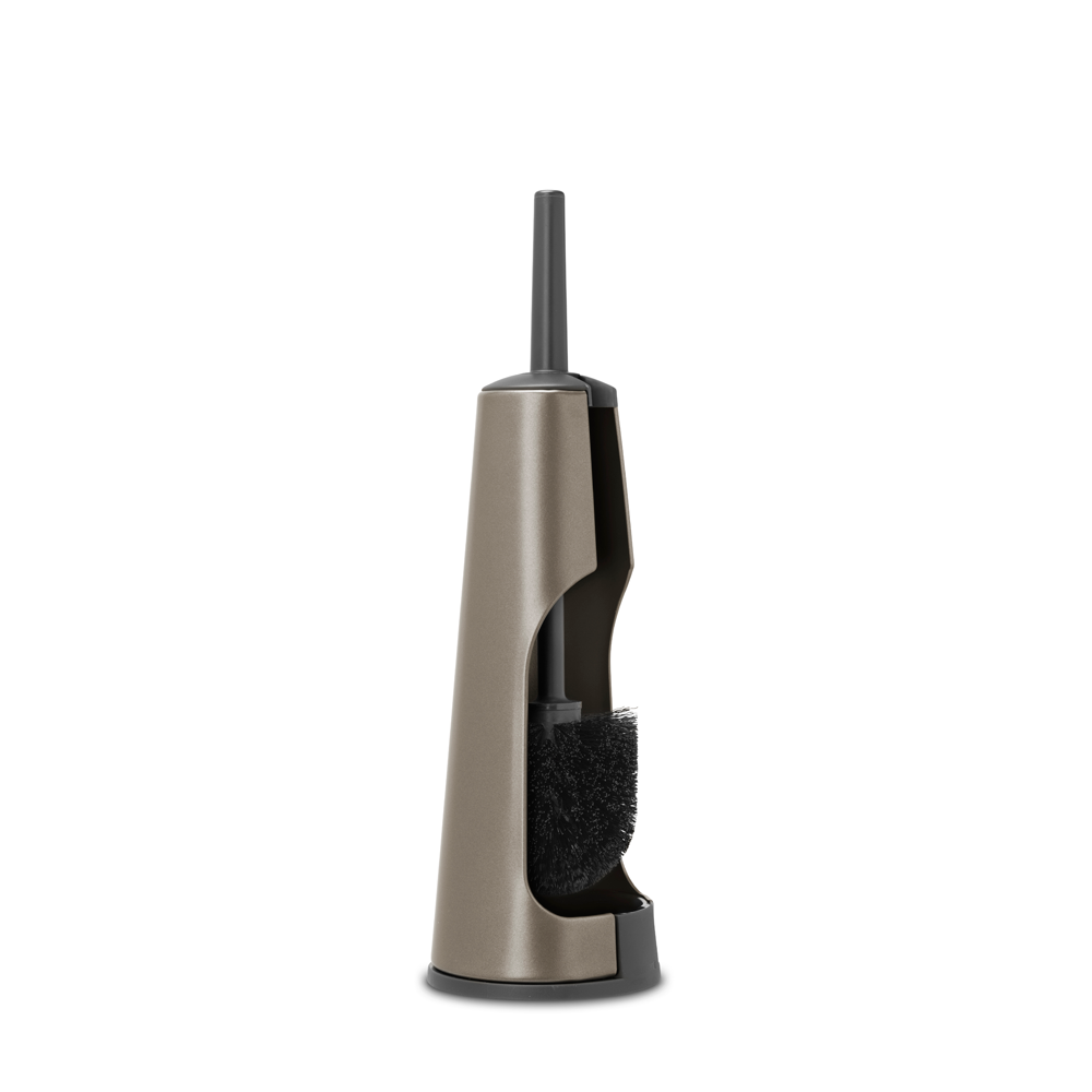 ReNew Toilet Brush and Holder - Platinum