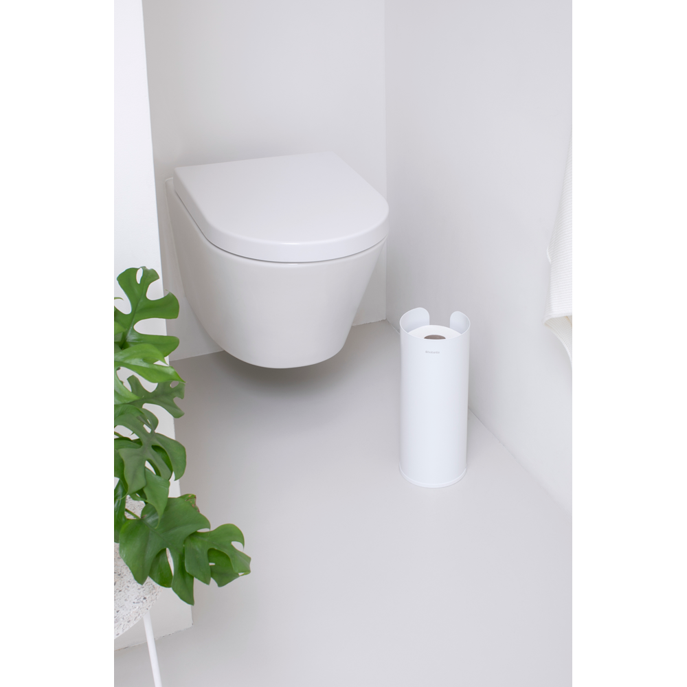 ReNew Toilet Roll Dispenser - White