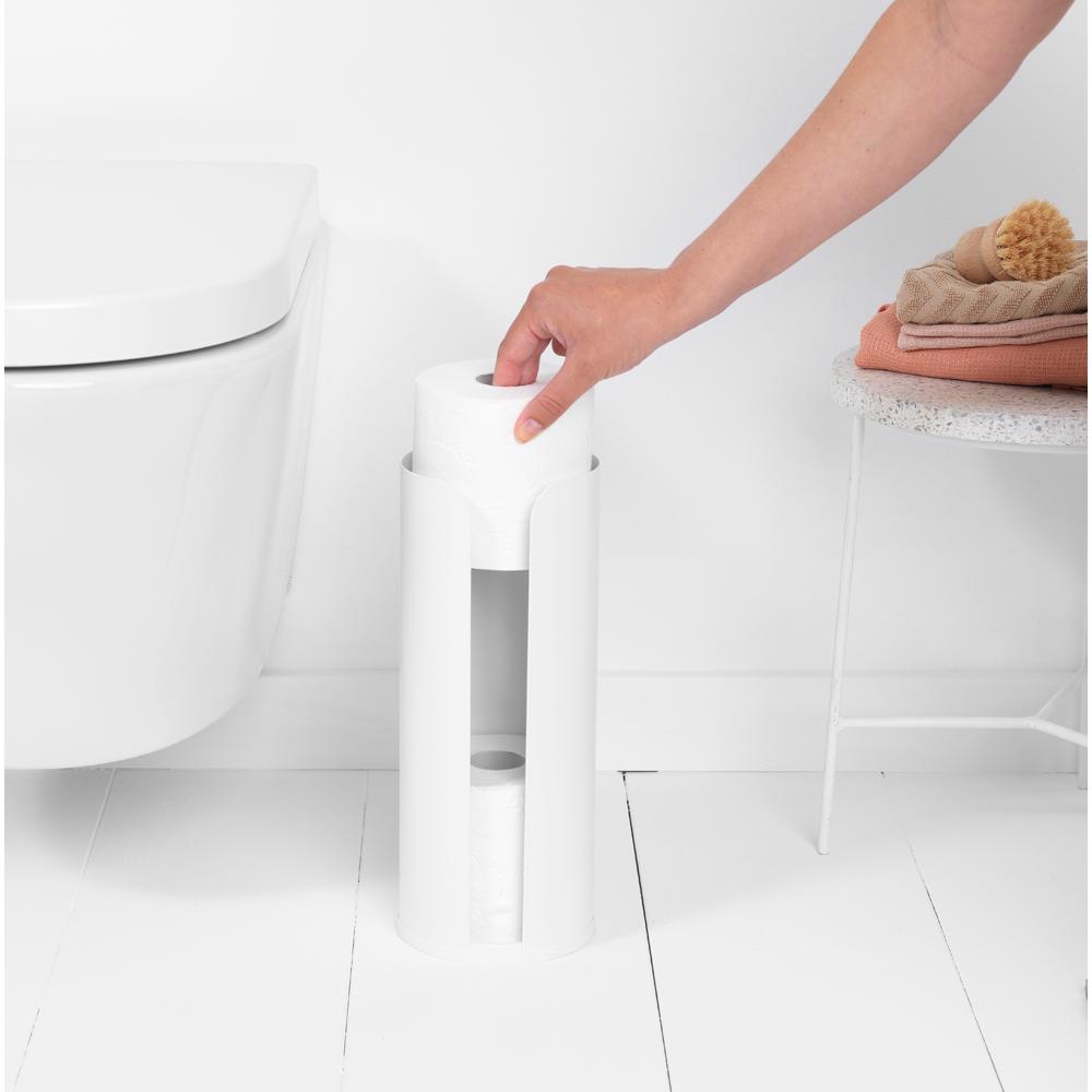 ReNew Toilet Roll Dispenser - White