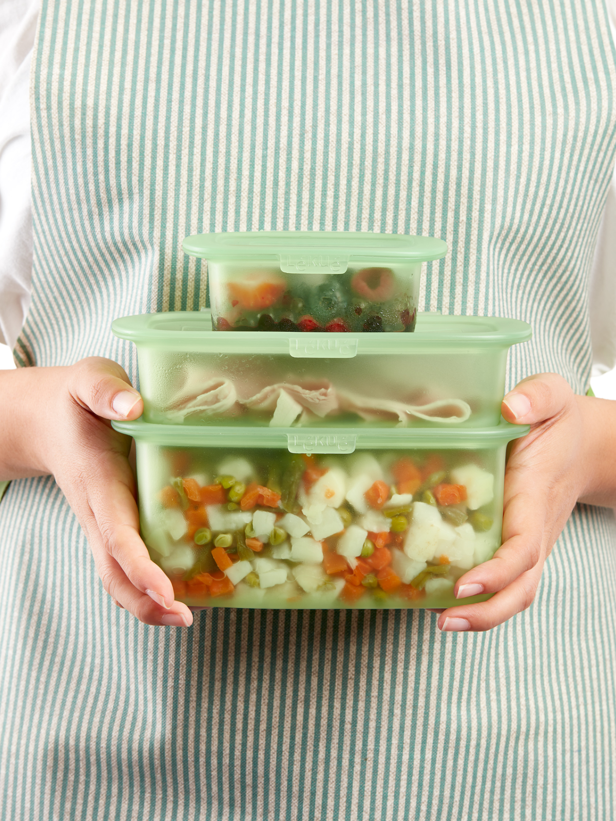 Lekue Reusable Silicone Box - Set of 3