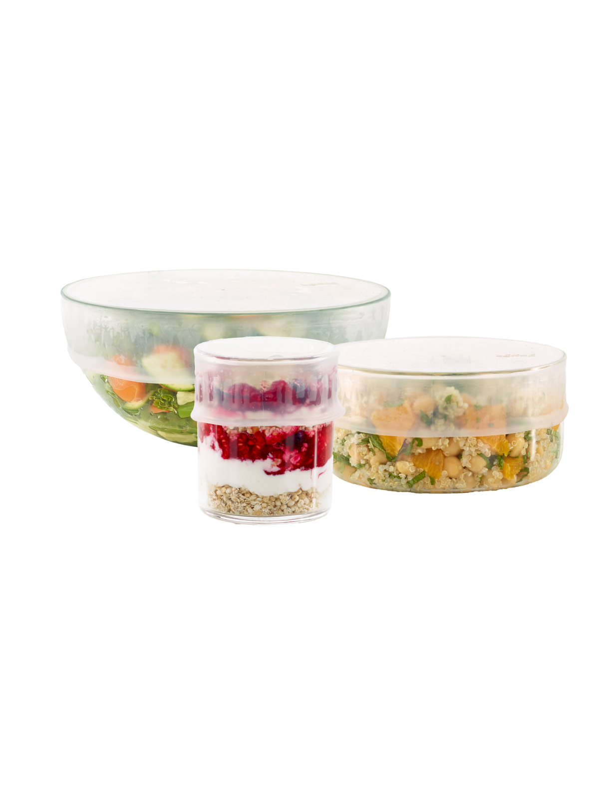 Lekue Reusable Flexible Lid - Set of 3