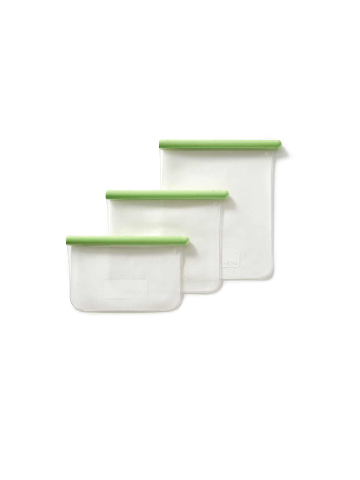 Lekue Reusable Flat Silicone Bags - Set of 3