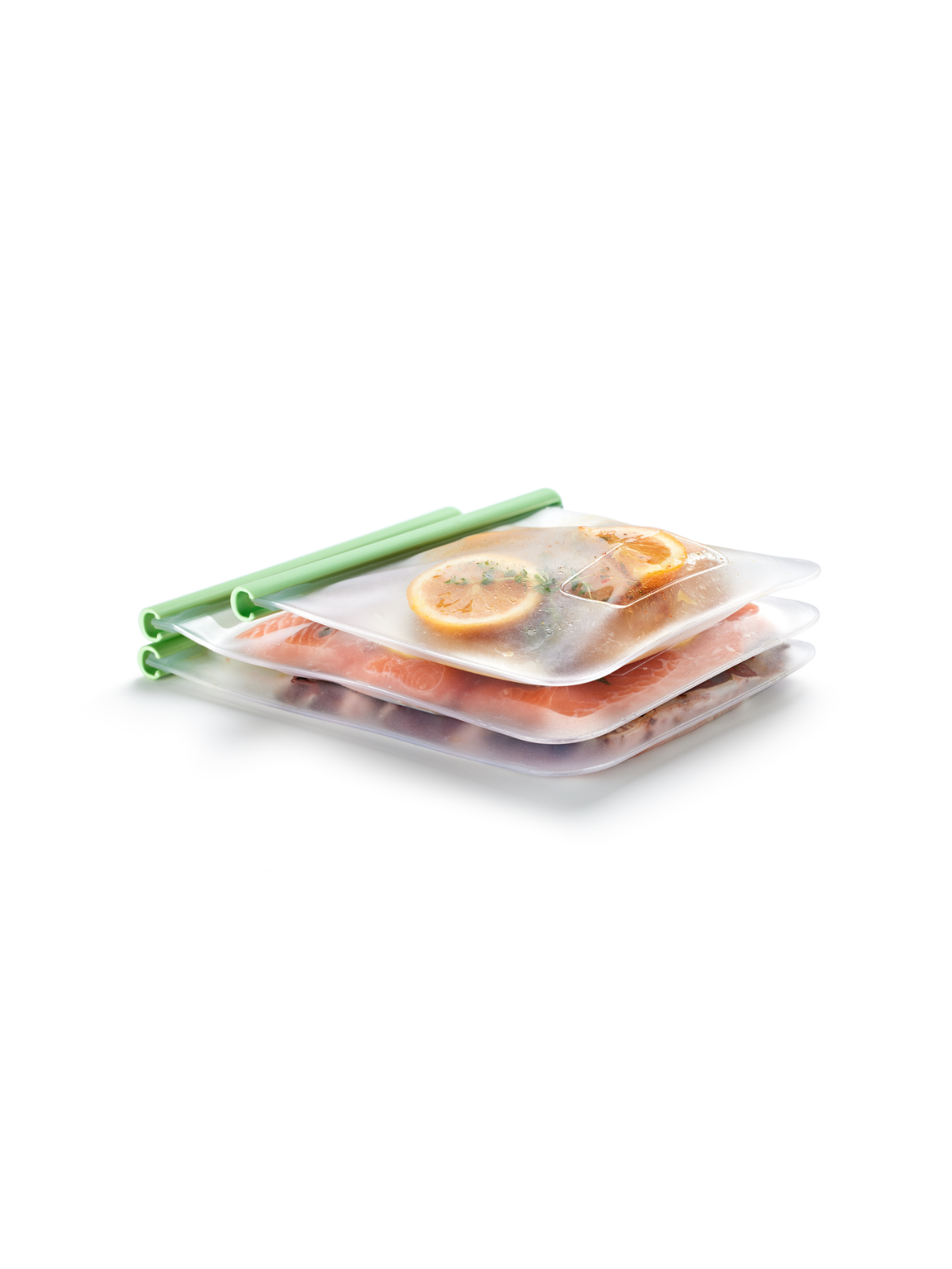 Lekue Reusable Flat Silicone Bags - Set of 3