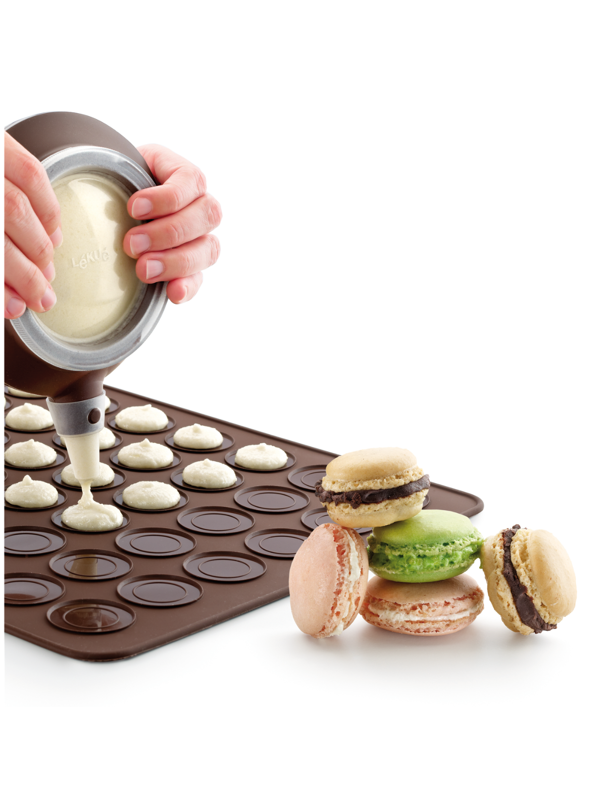 Lekue Macaron Baking Mat 40x30 cm