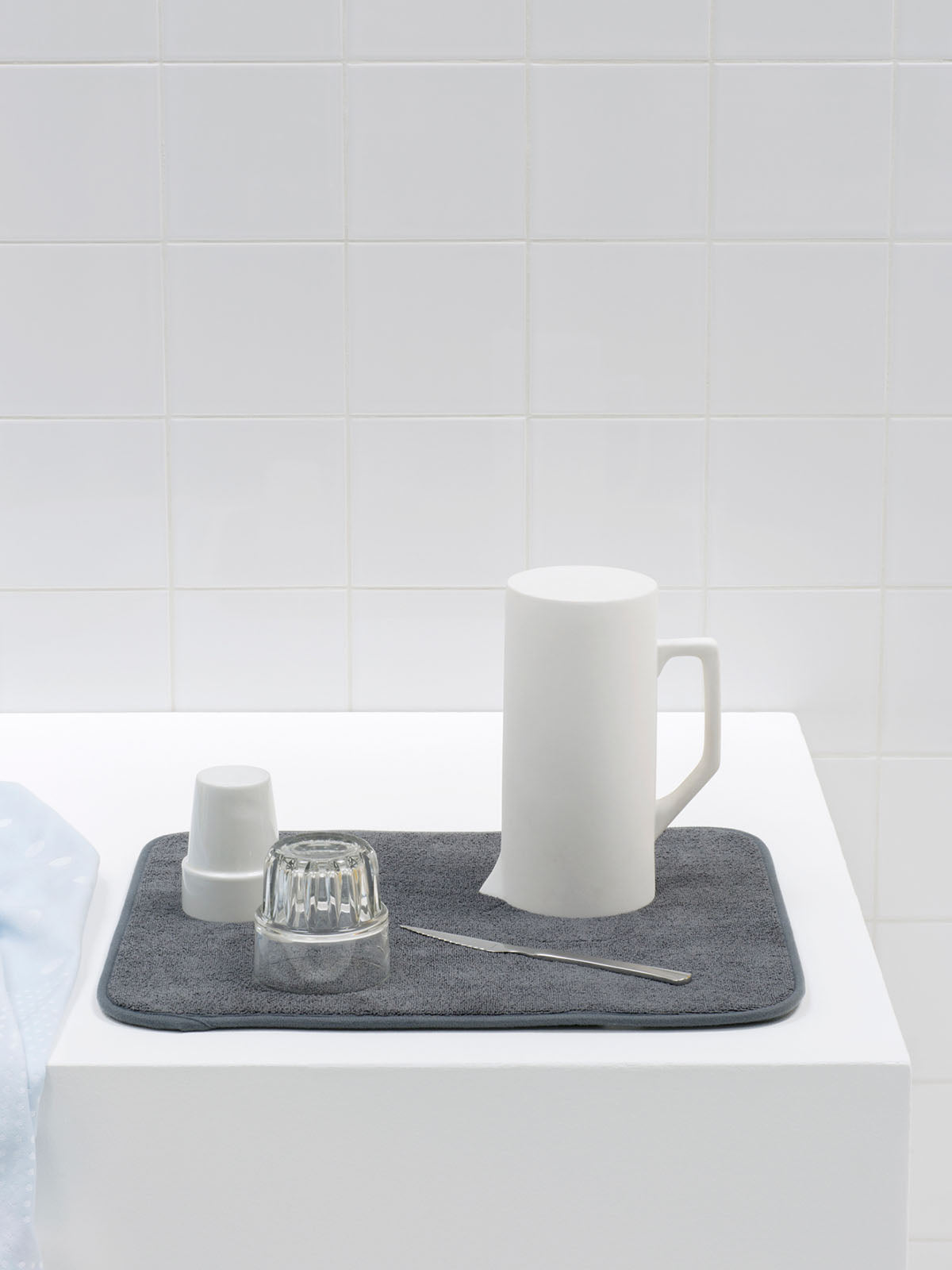 Brabantia SinkSide Microfiber Dish Drying Mat - Dark Grey
