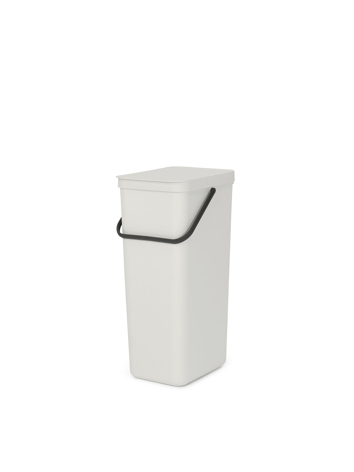 Brabantia Sort & Go Waste Bin - 40L Light Grey