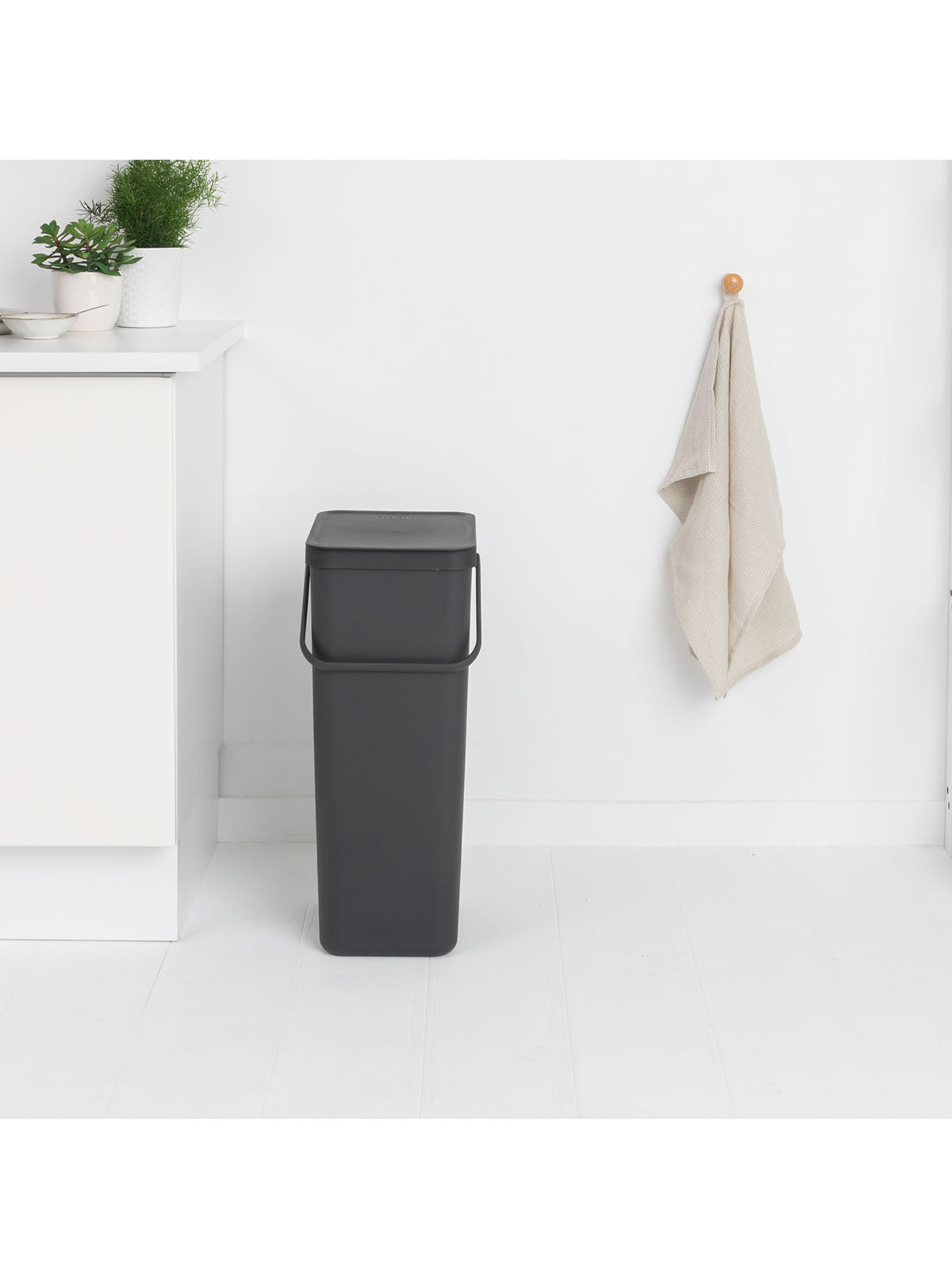 Brabantia Sort & Go Waste Bin - 40L Grey