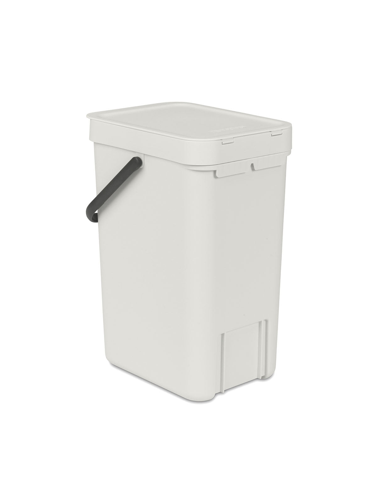 Brabantia Sort & Go Waste Bin - 12L Light Grey