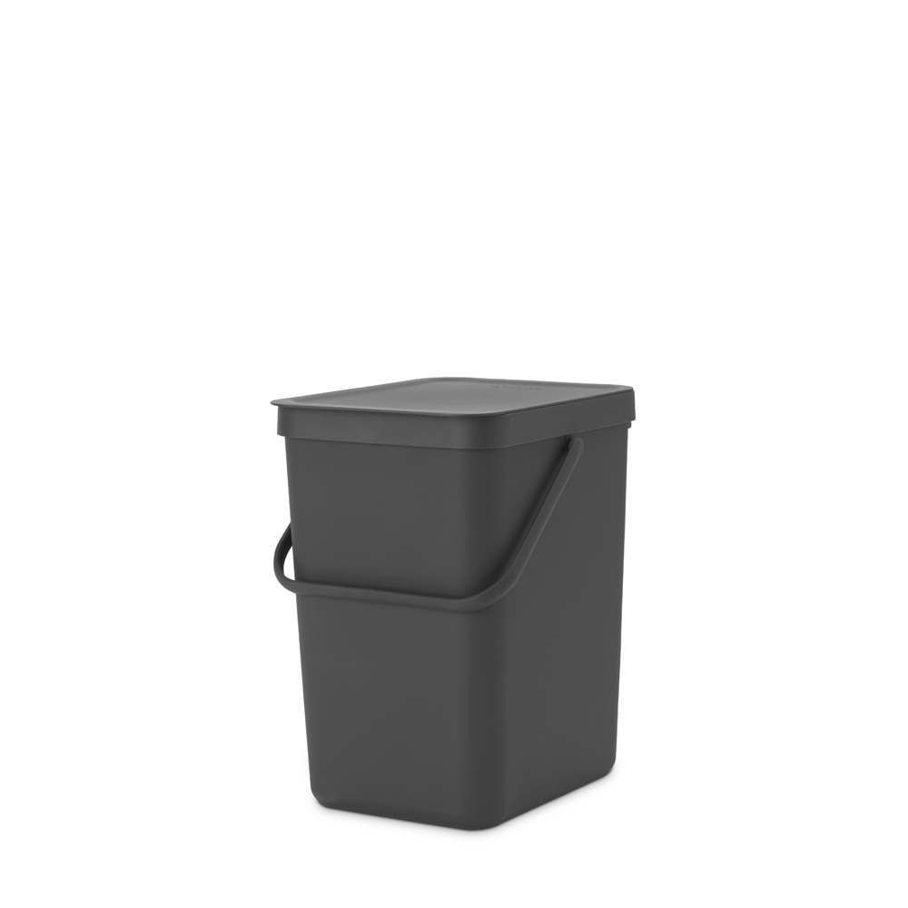 SORT & GO WASTE BIN, 25L, GREY