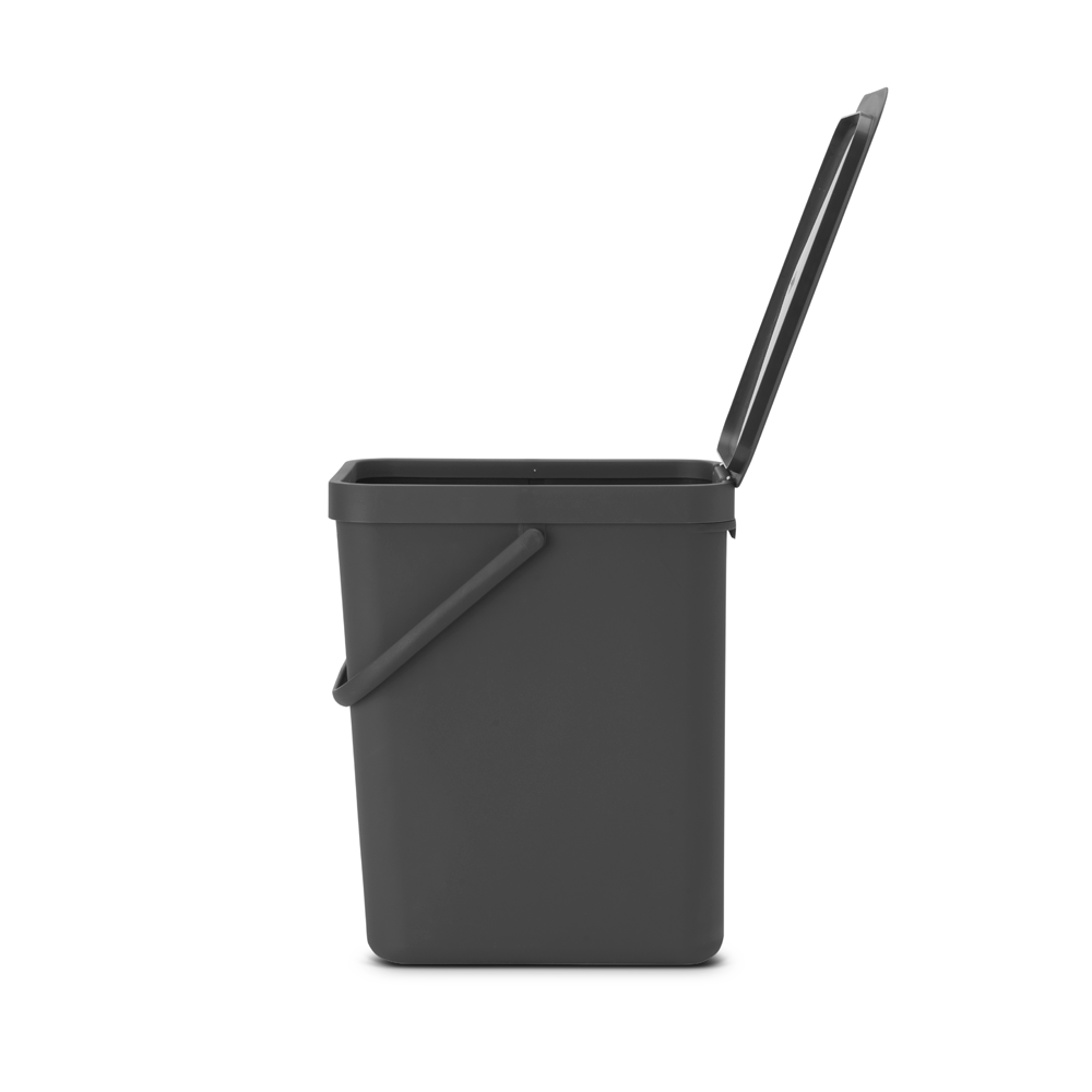 SORT & GO WASTE BIN, 25L, GREY